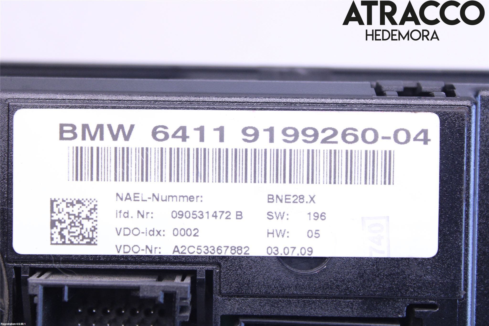 BMW 1 E82/88 Coupé/Cab 06-13 Ac Styrenhet Ac Manöveren