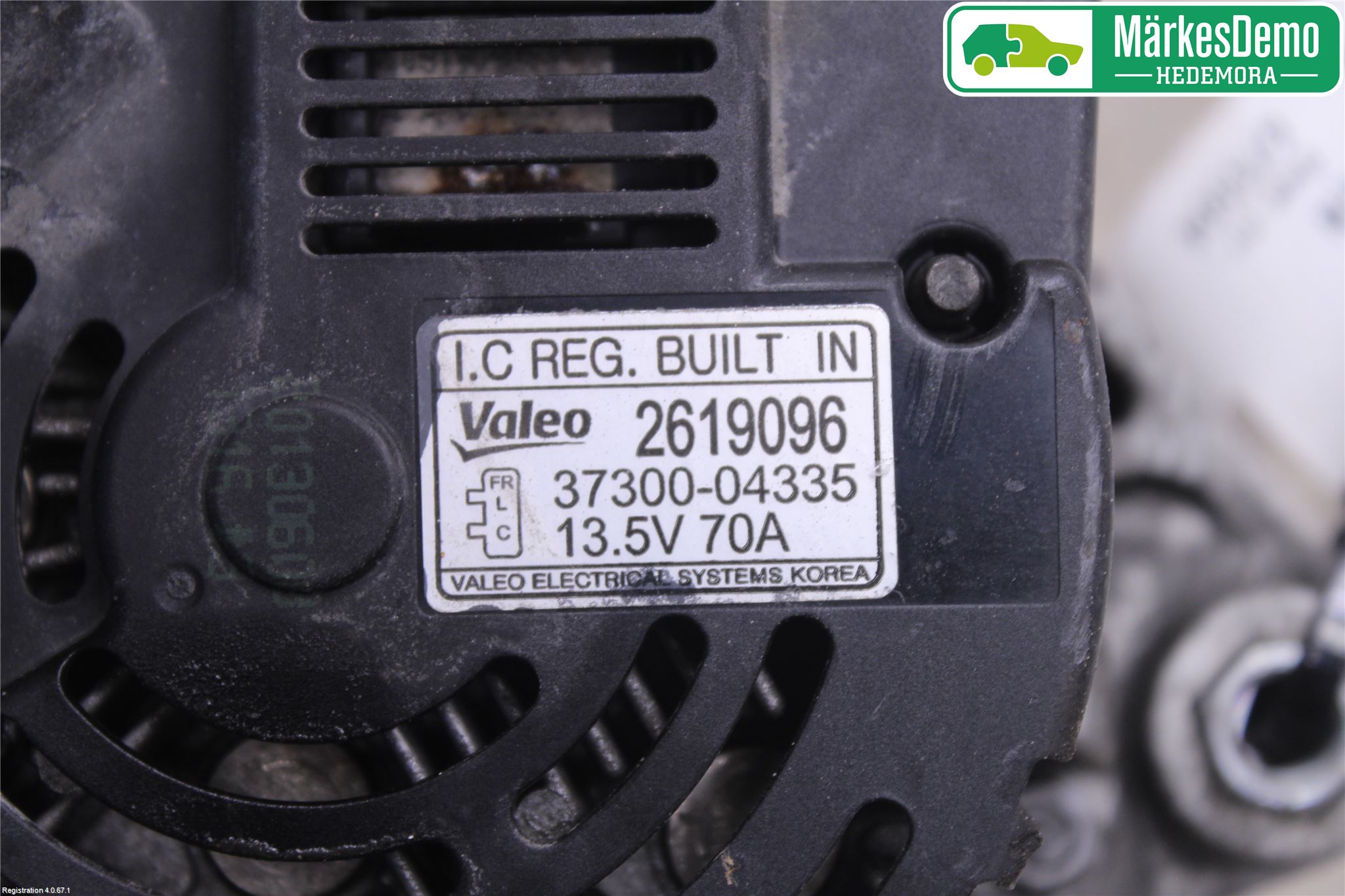 Kia PICANTO 12-17 Generator