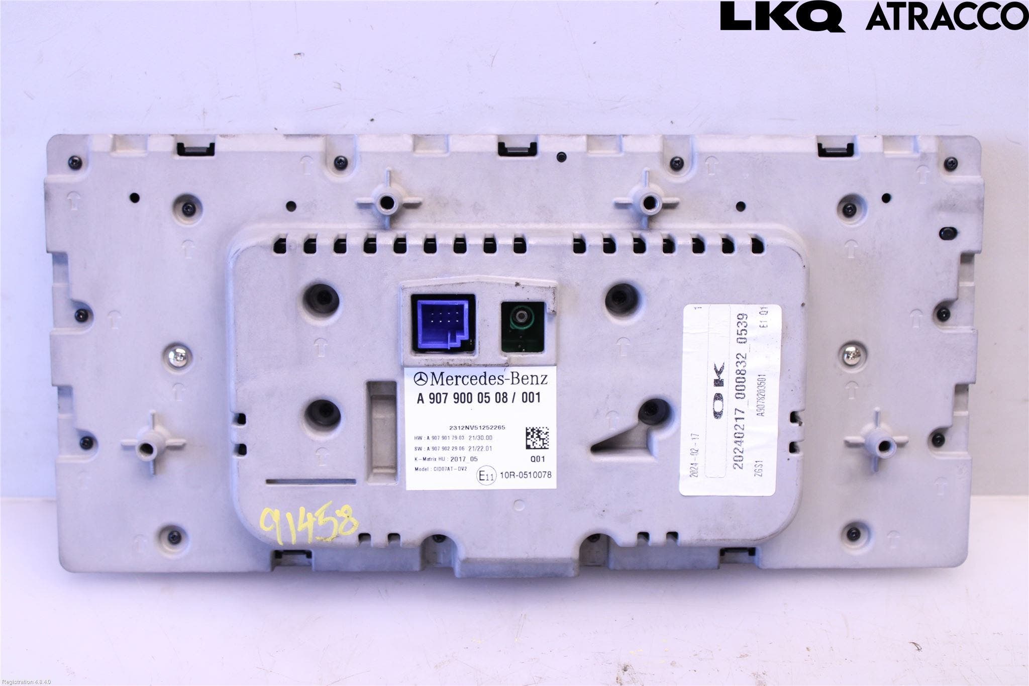 Mercedes-Benz MB SPRINTER (W907/W910) 19- Multifunktionsdisplay