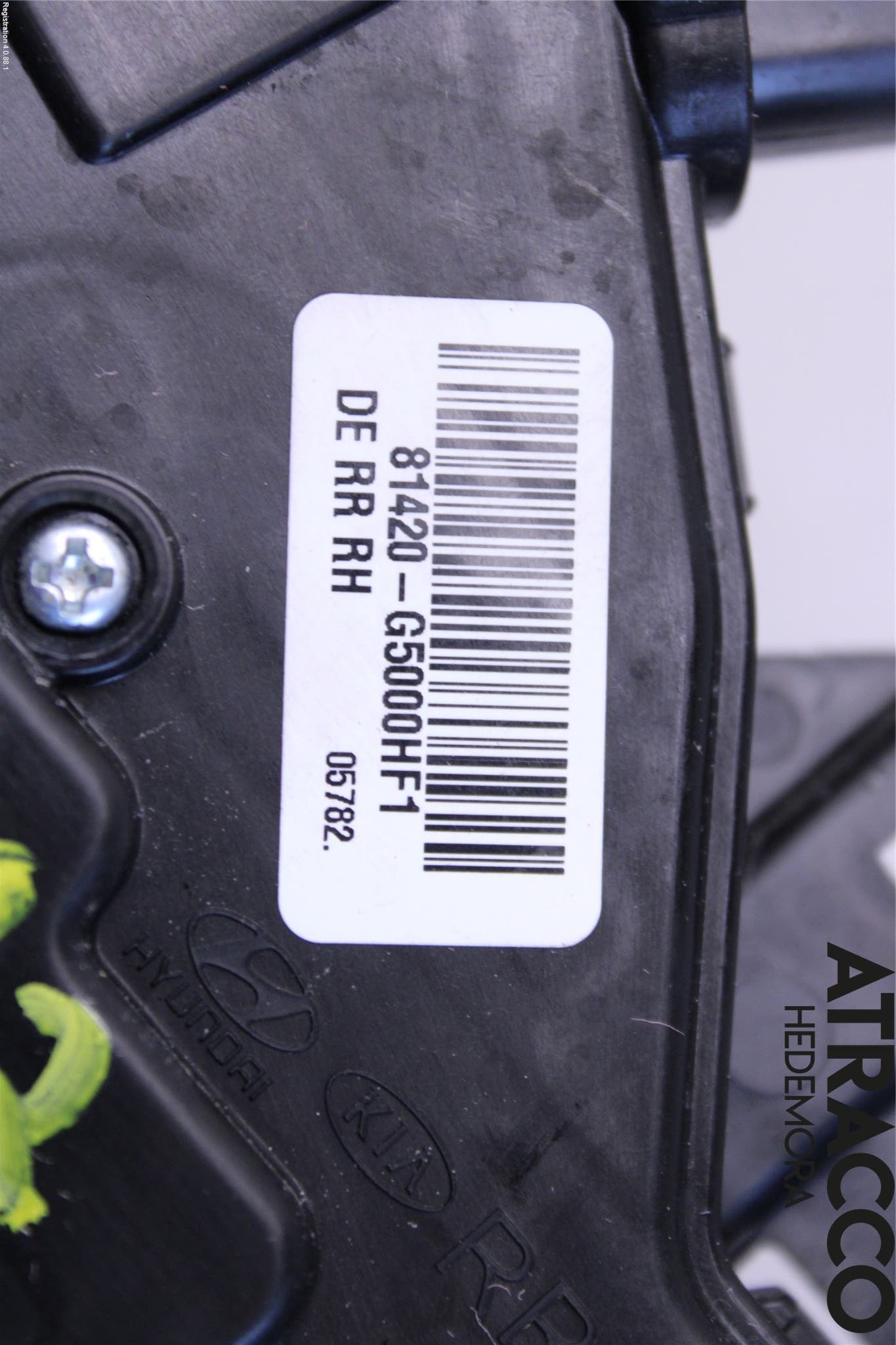 Kia NIRO (DE) 17-22 Låskista-Dörrlås