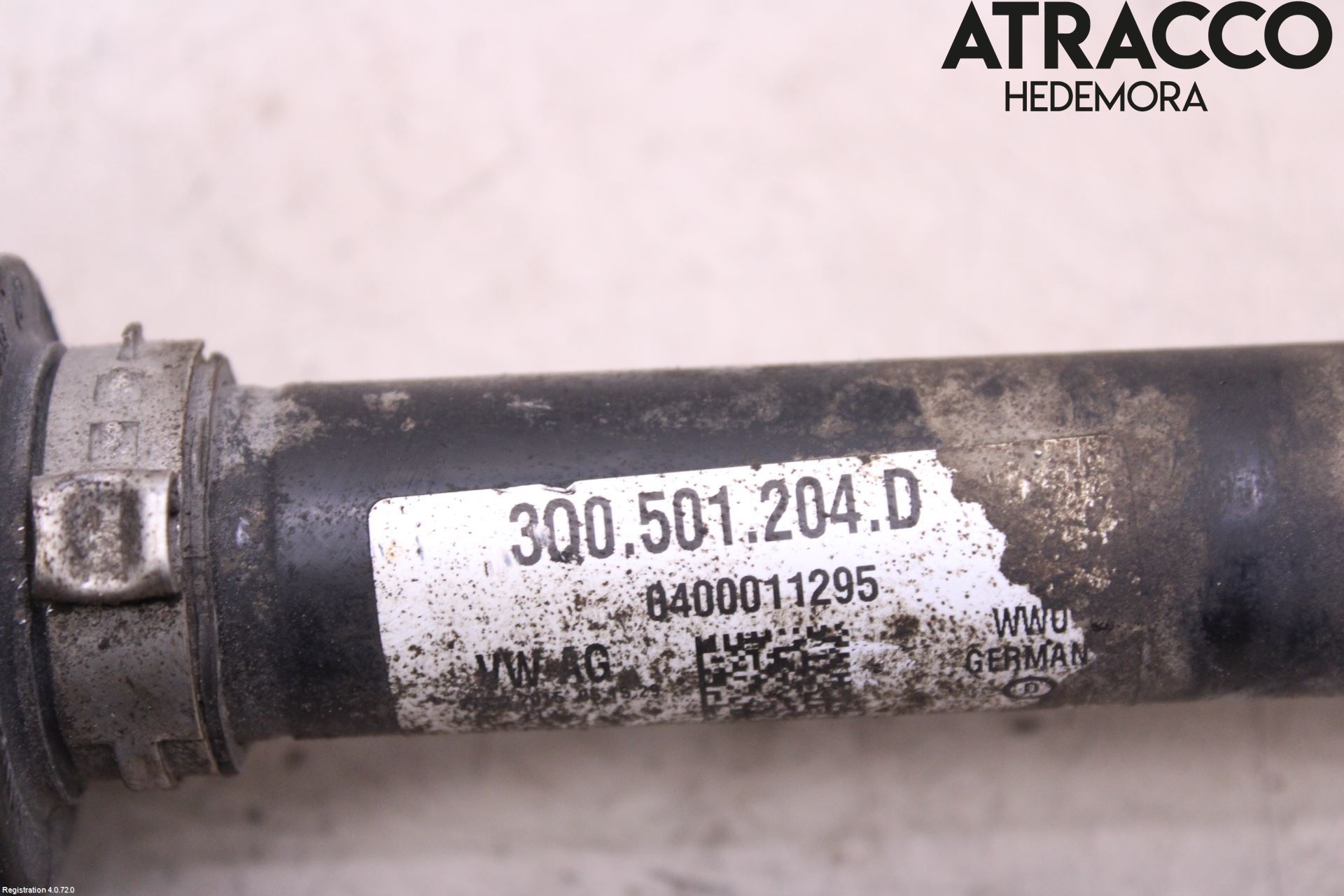 Volkswagen VW PASSAT 15-19 Drivaxel Bak Höger