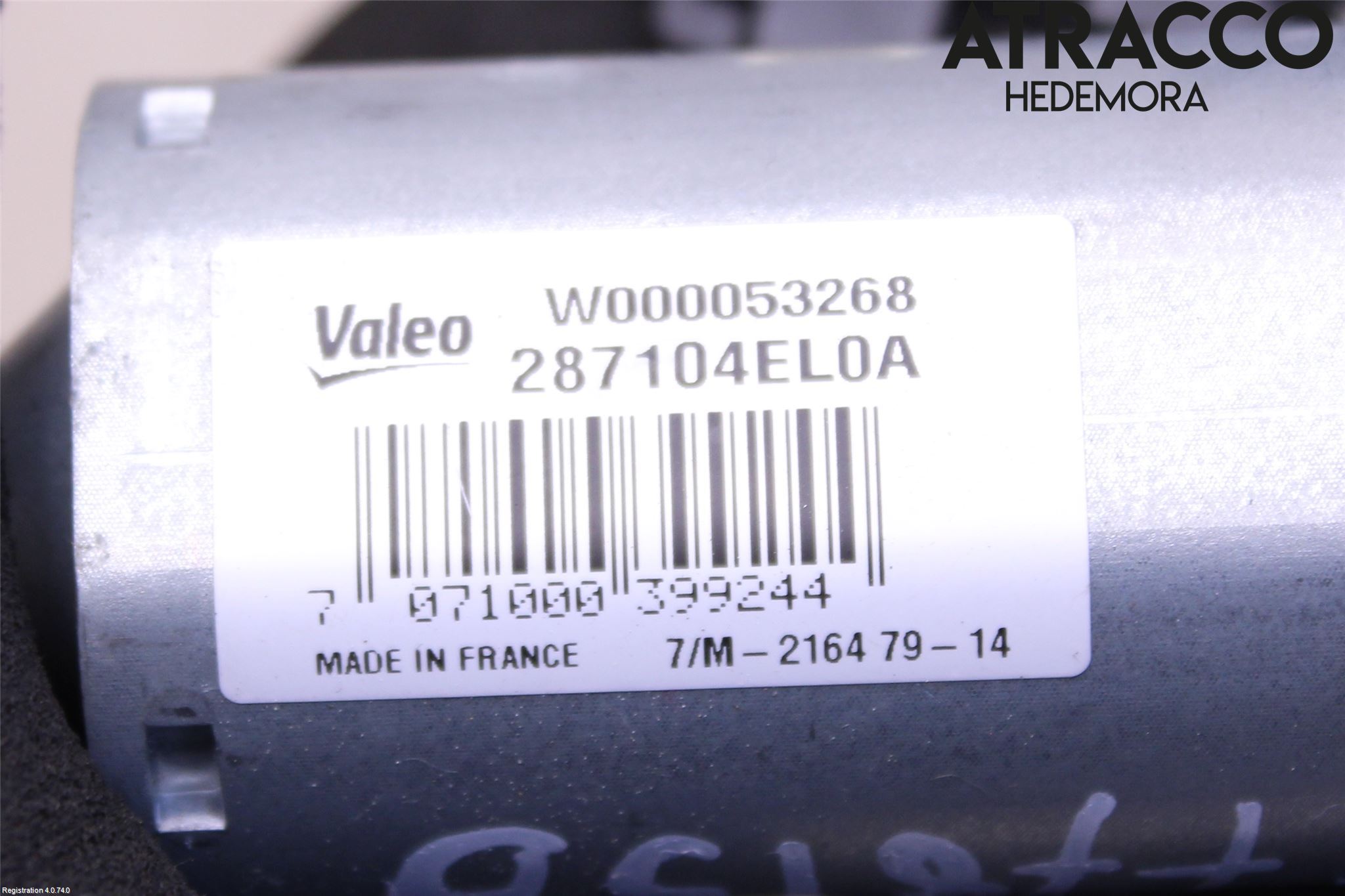 Nissan QASHQAI 14-17 Torkarmotor Baklucka