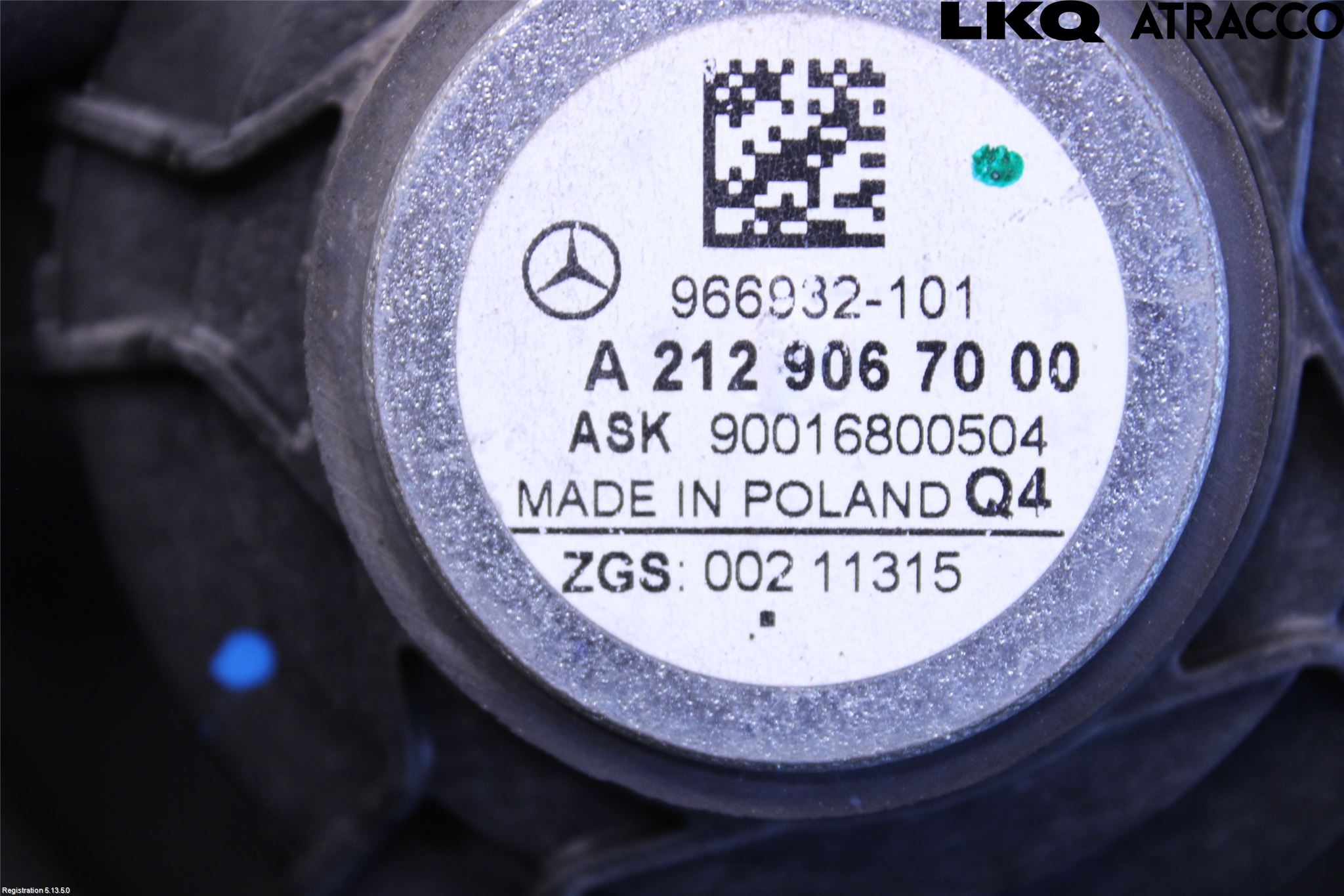 Mercedes-Benz MB E-KLASS (W212) 09-16 Högtalare