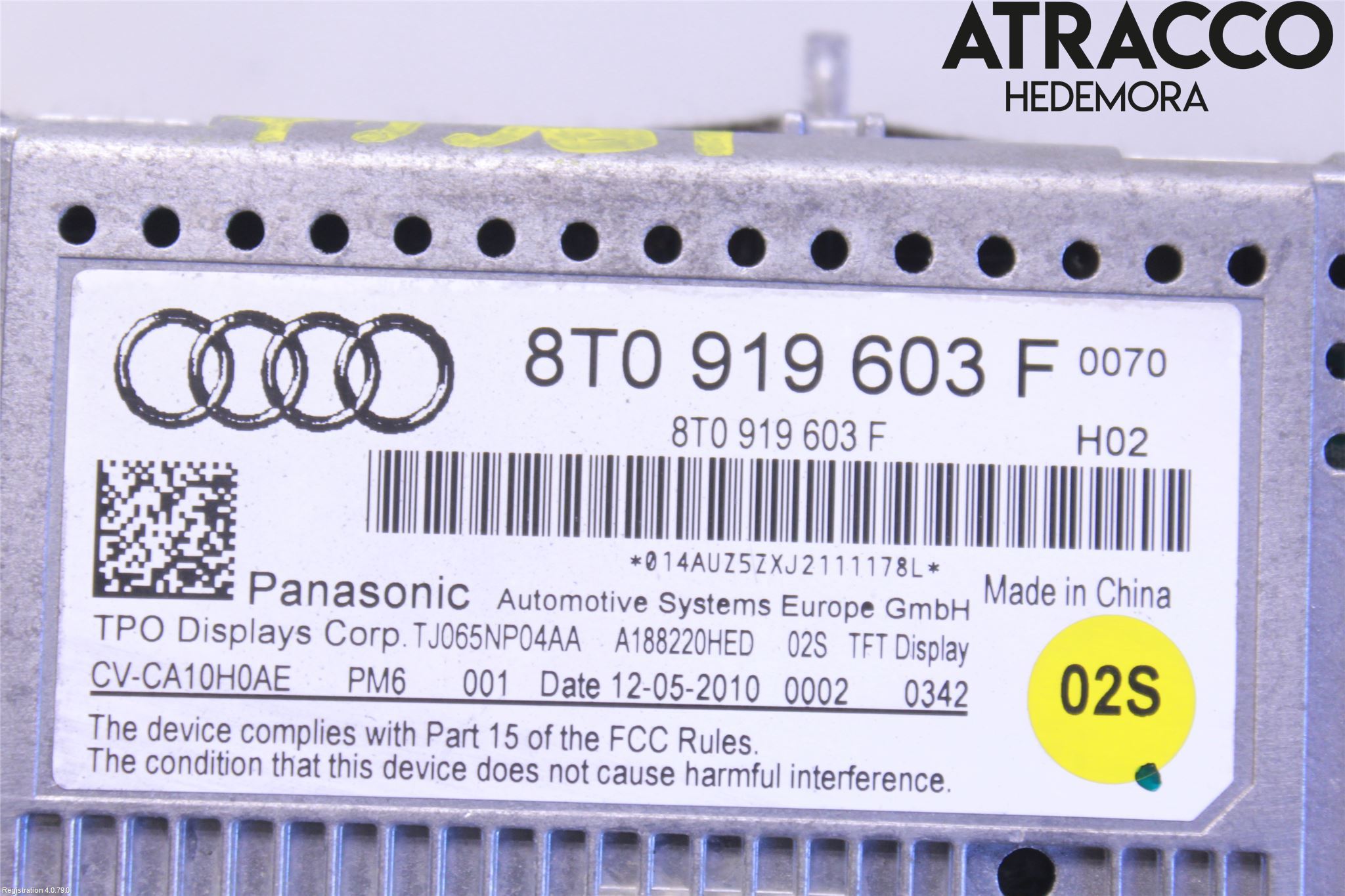 Audi Q5 09-16 Multifunktionsdisplay