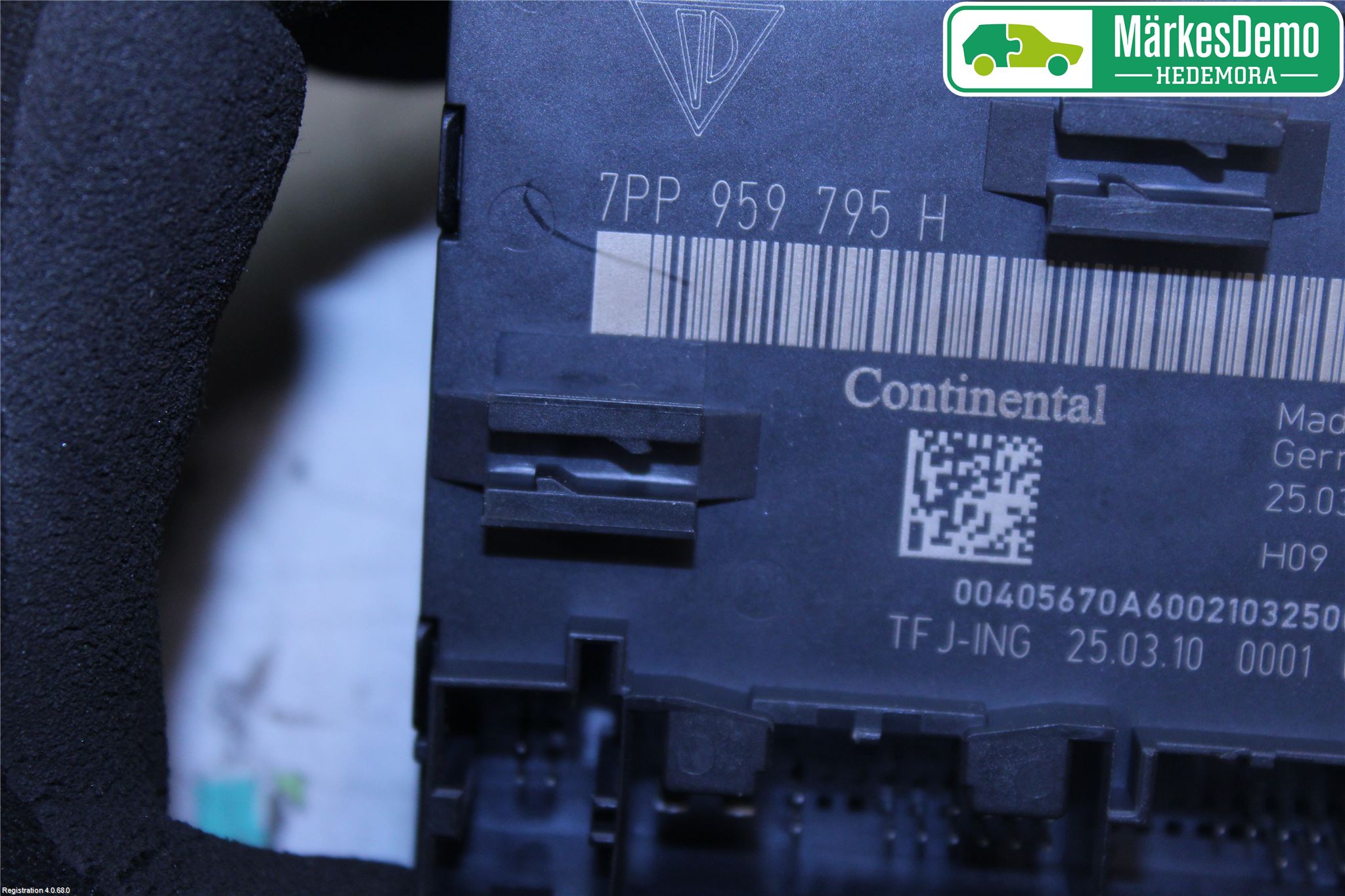 Porsche PANAMERA 09- Styrenhet Dörr