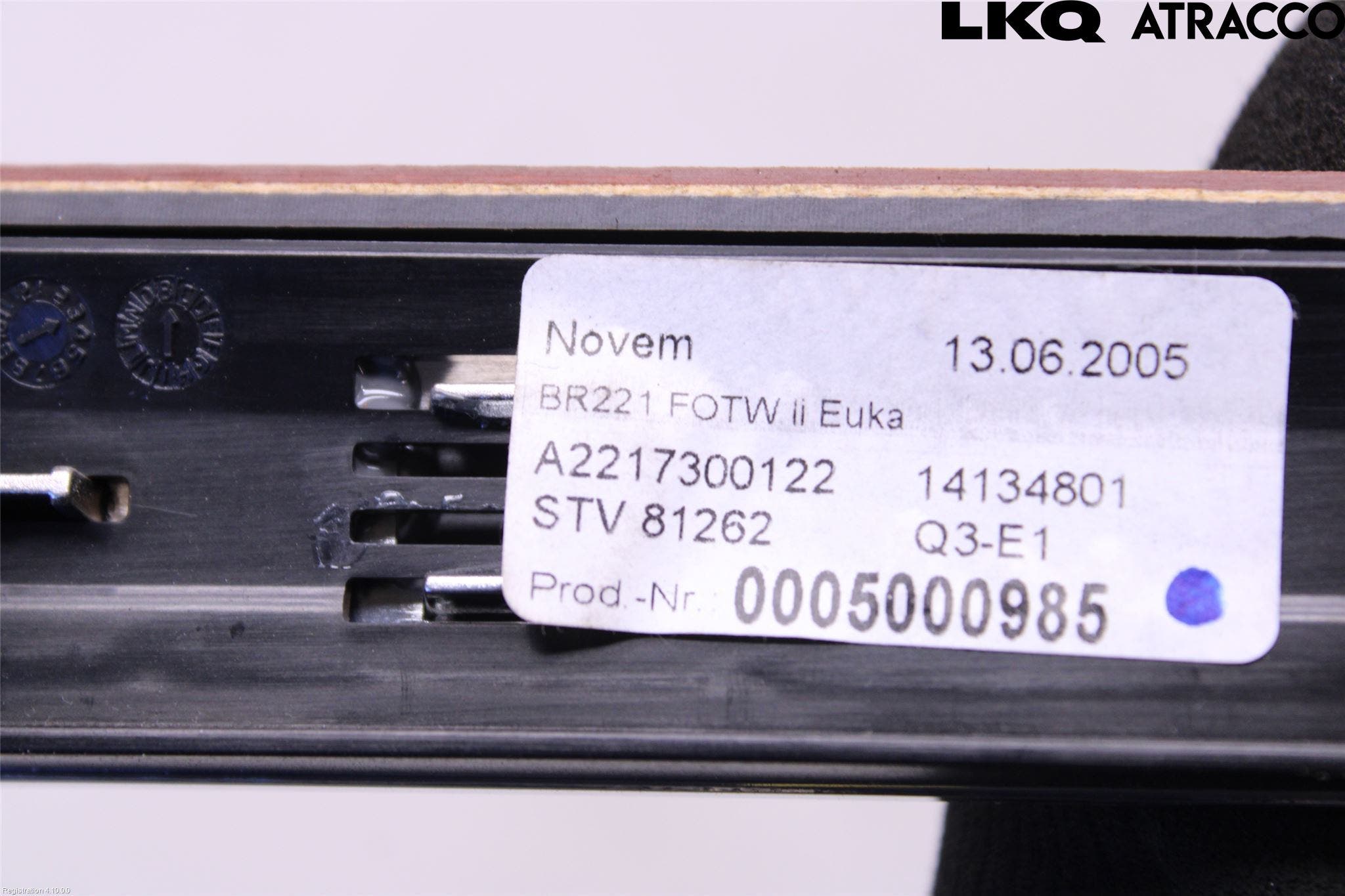 Mercedes-Benz MB S-KLASS (W221) 05-13 Dörrklädsel Inlägg-List Vä