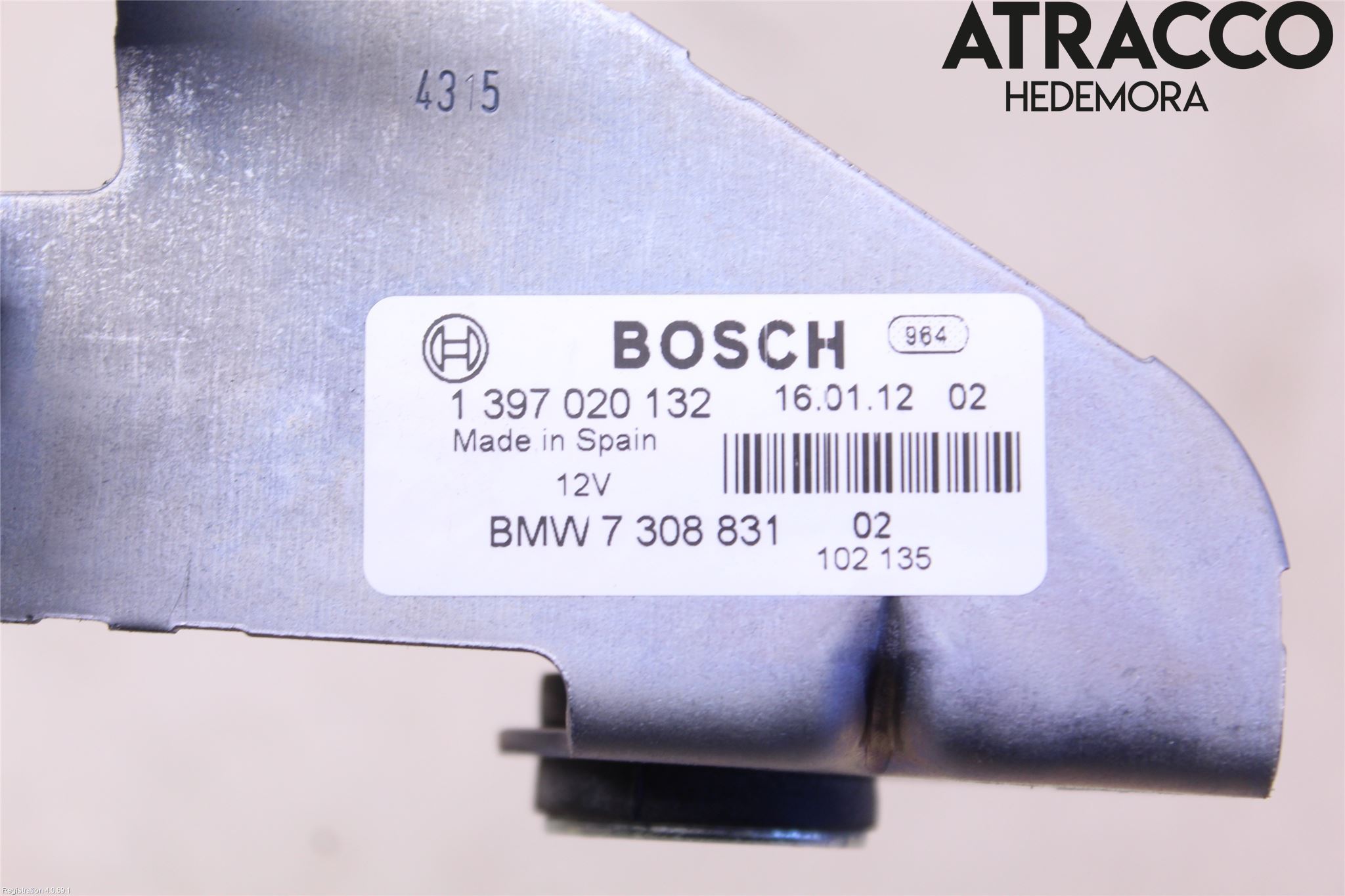 BMW 3 F30/F31/F80 12-19 Lås-Bakluckelås