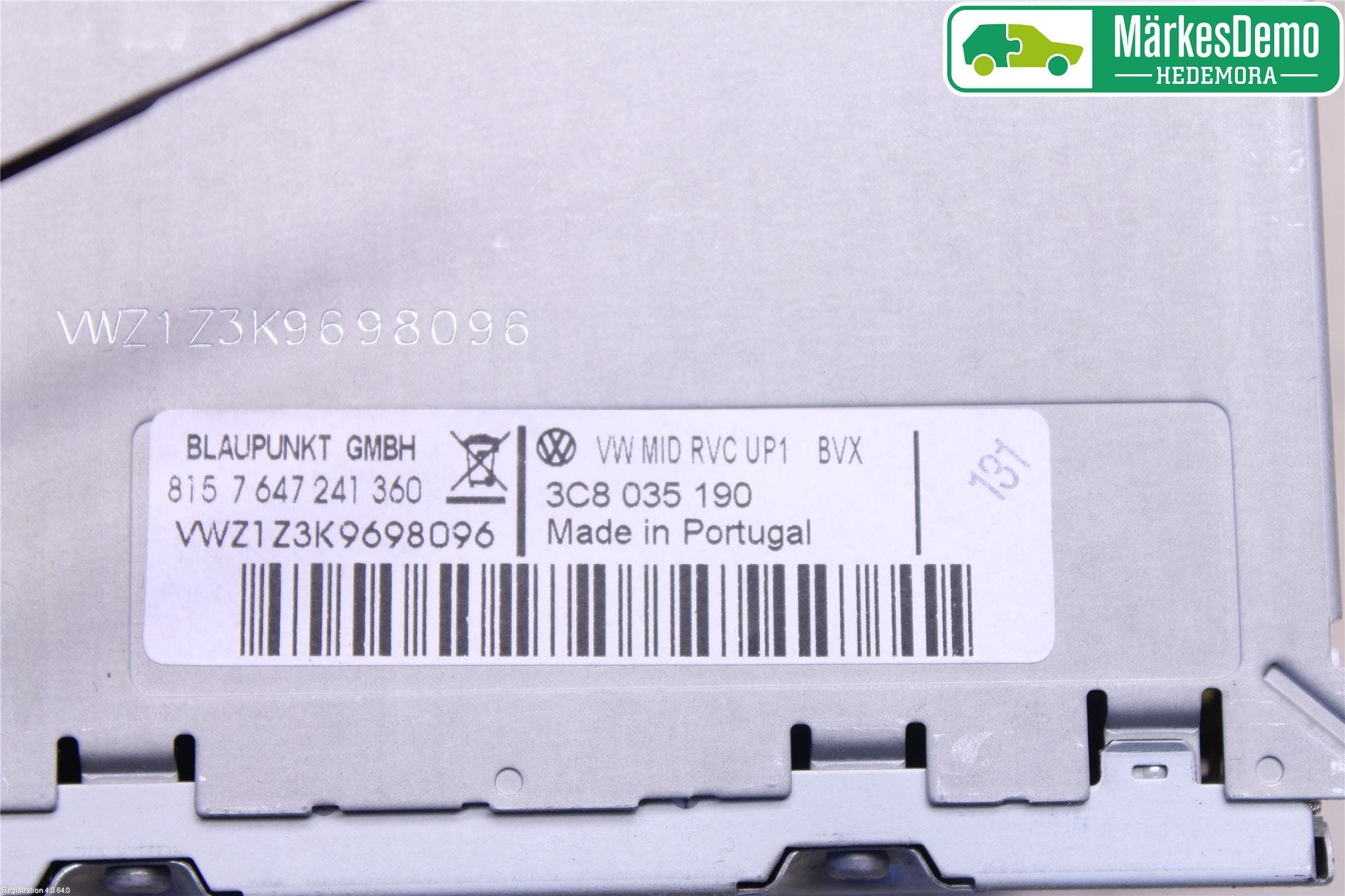 Volkswagen VW PASSAT 11-14 Cd Radio - Multimediapanel