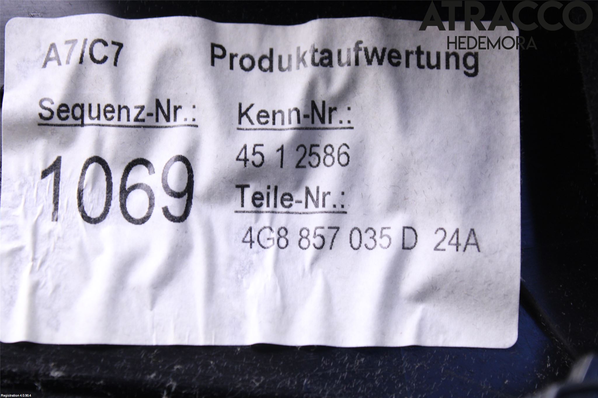 Audi A6 ALLROAD 12-18 Handskfack