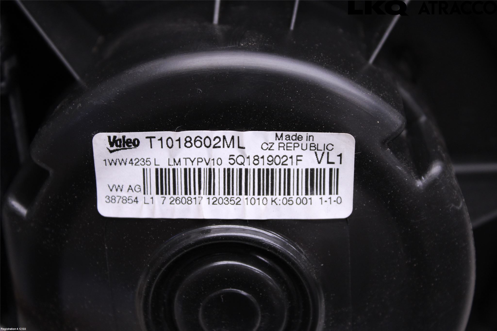 Volkswagen VW GOLF / E-GOLF VII 13-20 Ac Värmefläkt