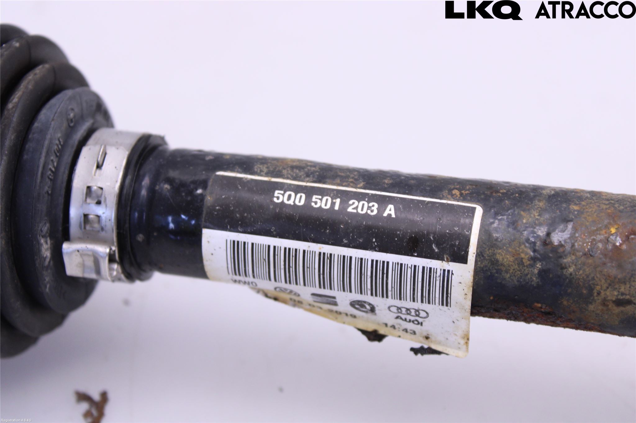 Volkswagen VW GOLF / E-GOLF VII 13-20 Drivaxel Bak Vänster