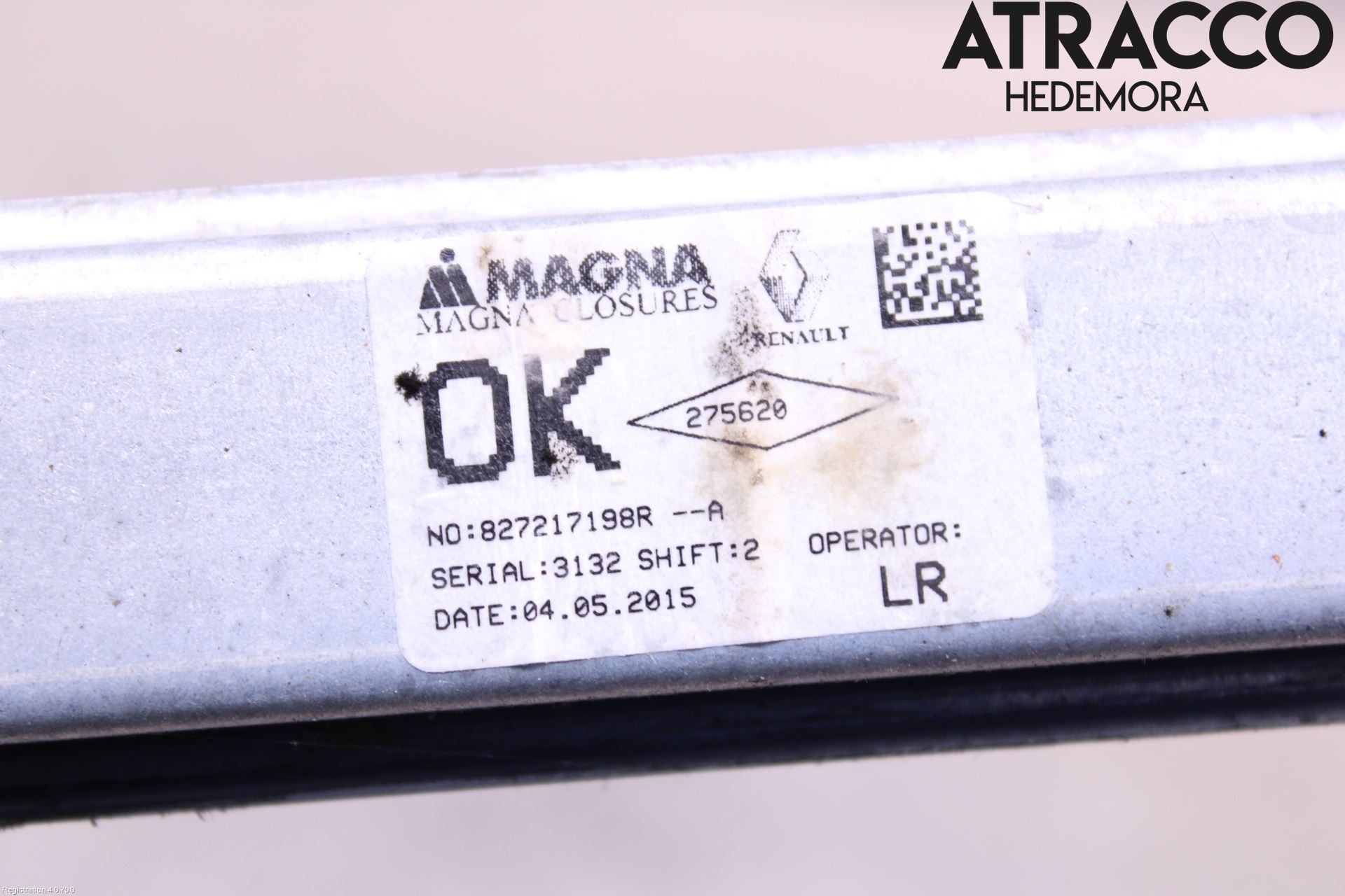 Dacia LOGAN MCV/STEPWAY Fönsterhissmekanism