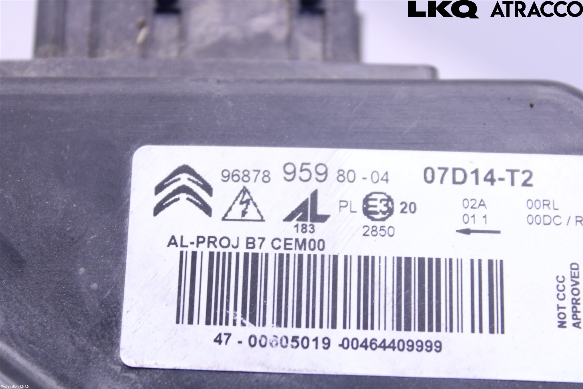 Citroen C4 II 11-18 Strålkastare Höger