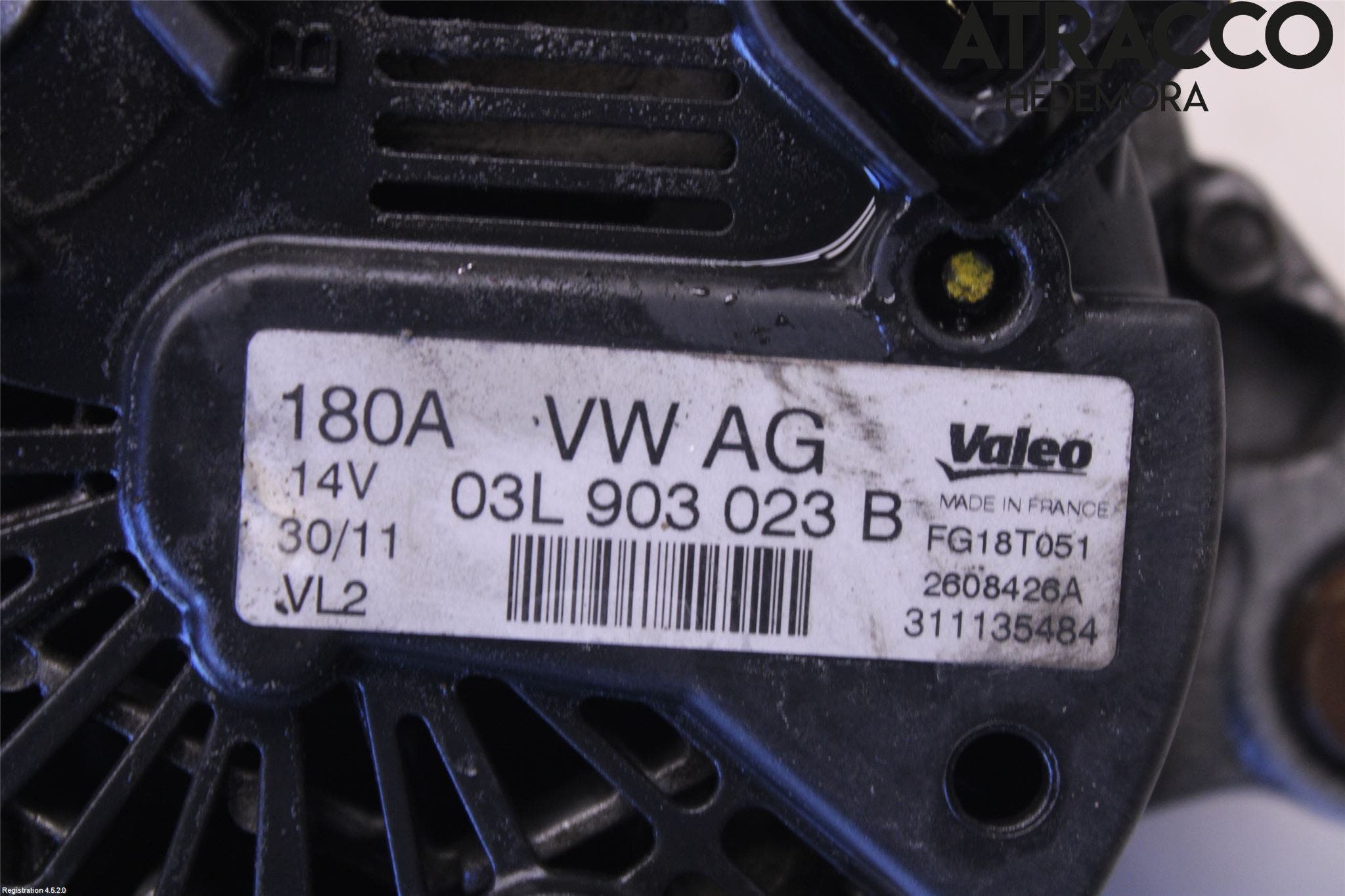 Volkswagen VW PASSAT 11-14 Generator