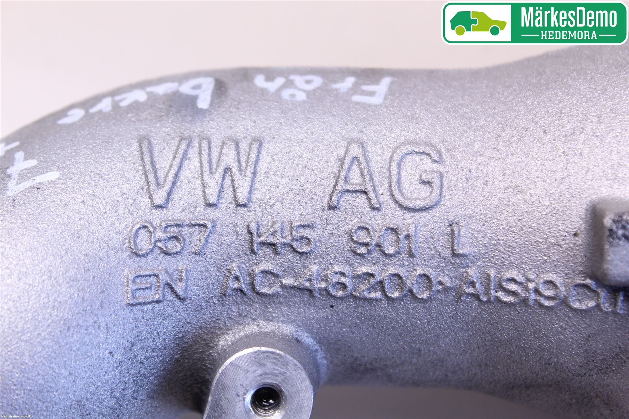 Porsche PANAMERA 09- Laddluft-Intercoolerrör