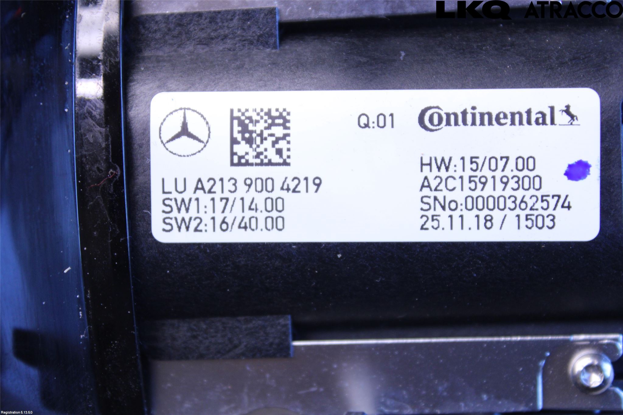 Mercedes-Benz MB E-KLASS (W213) 16-23 Strömställare Multifunktion