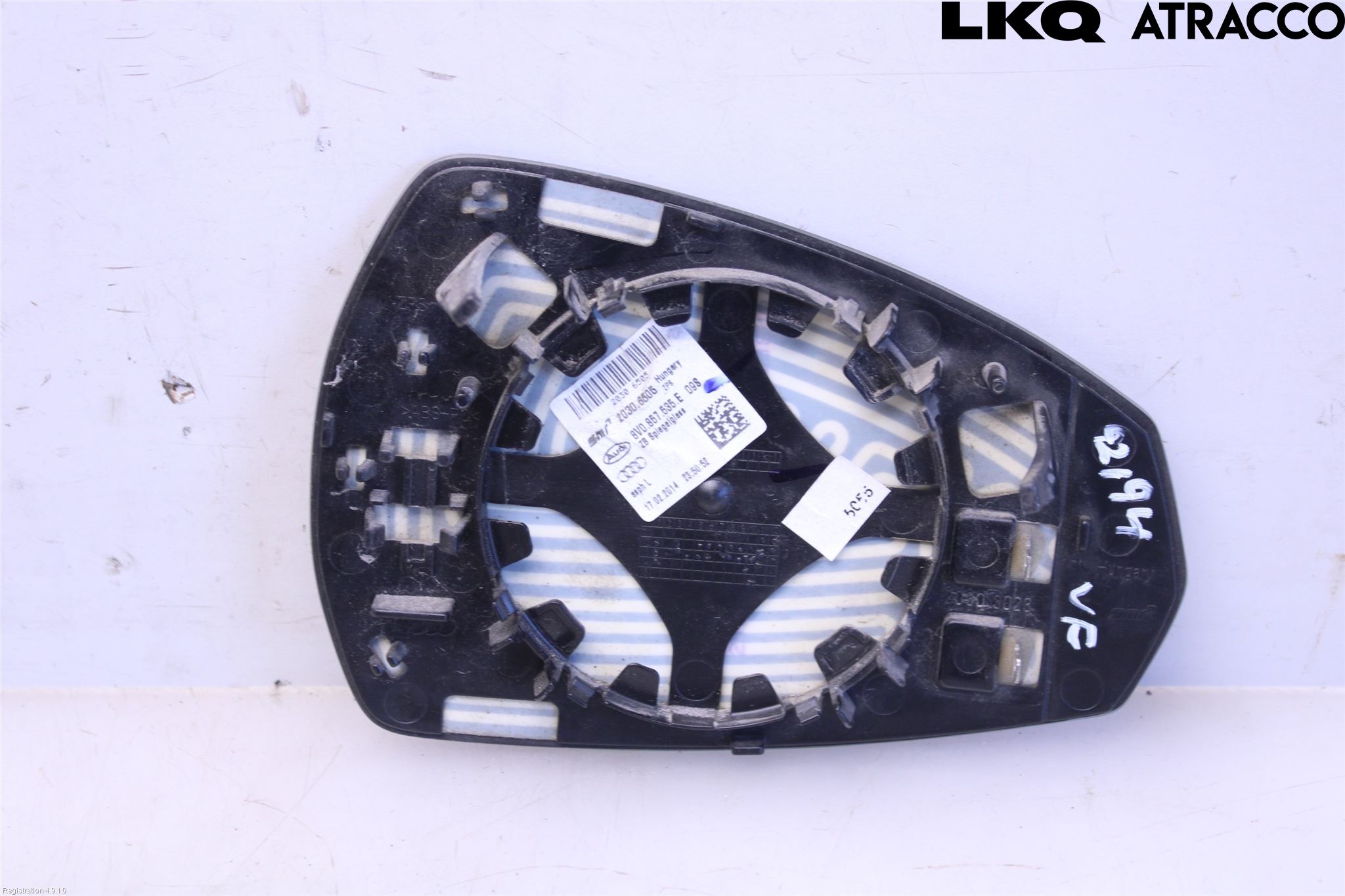 Audi A3/S3 8V 13-20 Spegelglas Vä