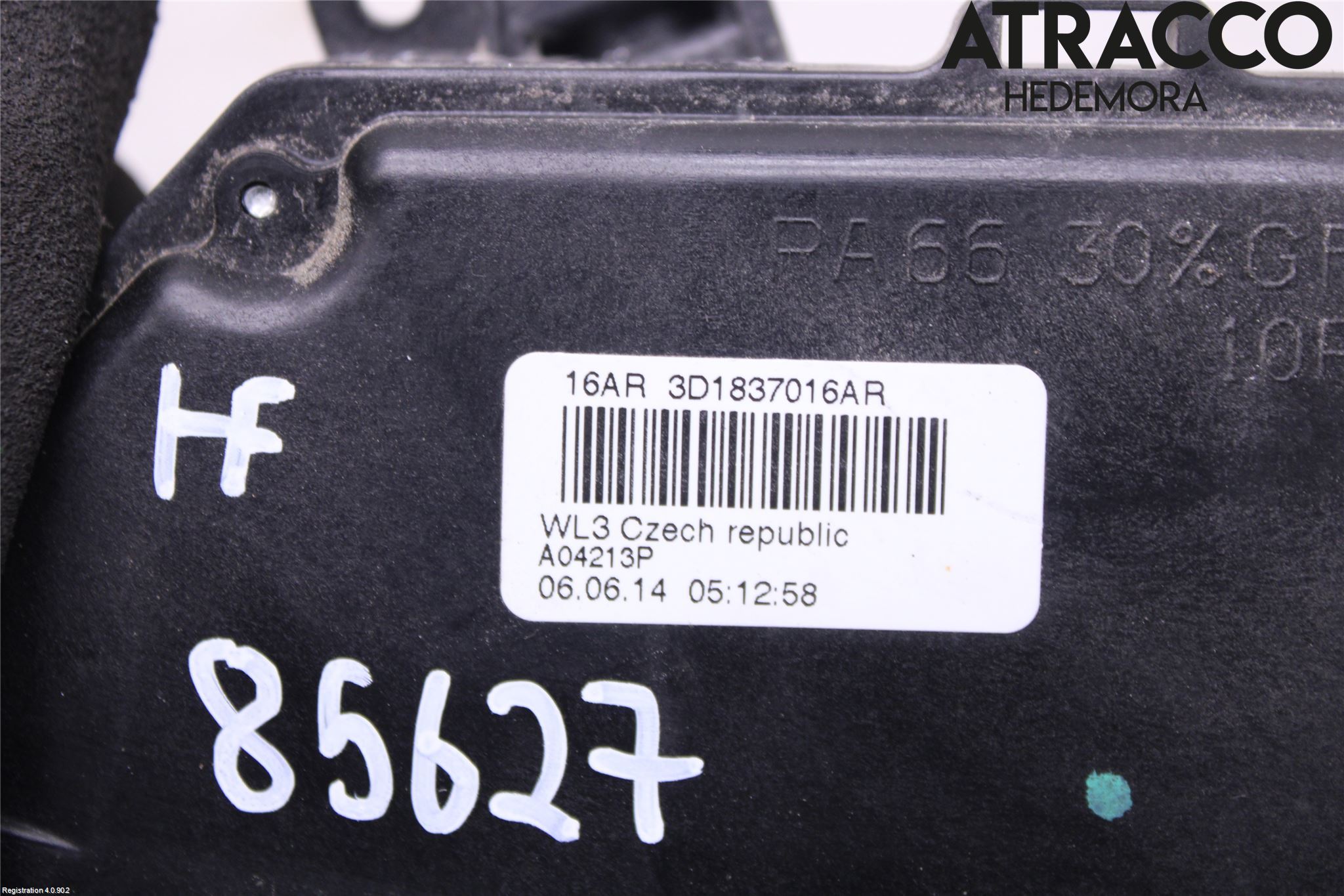 Volkswagen VW CADDY 11-15 Låskista-Dörrlås