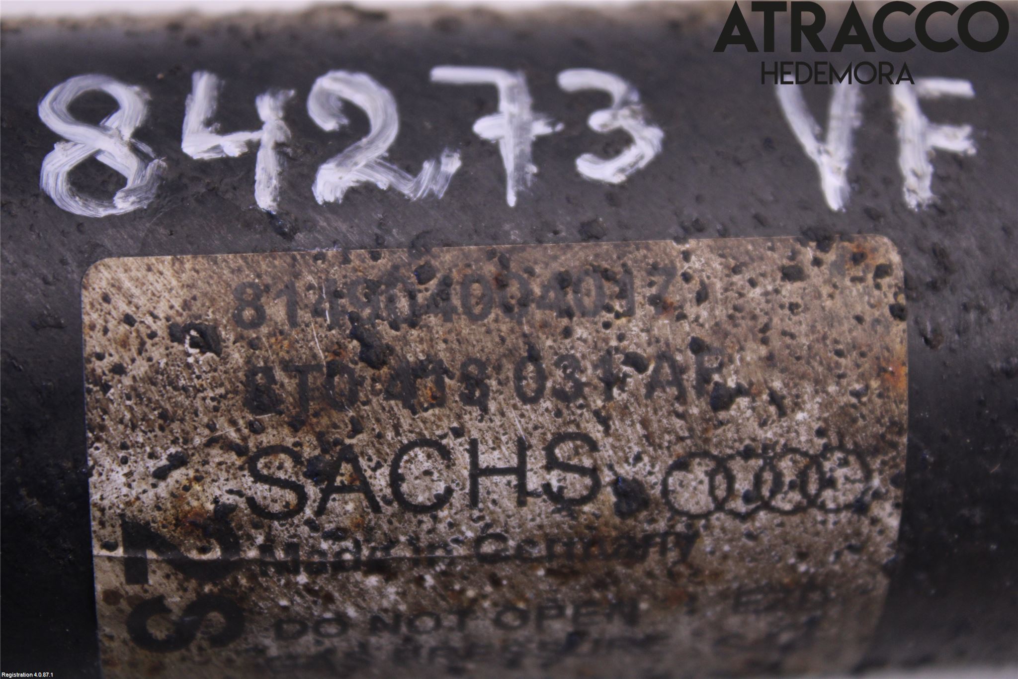 Audi A5 07-16 Fjäderben Fram Vänster