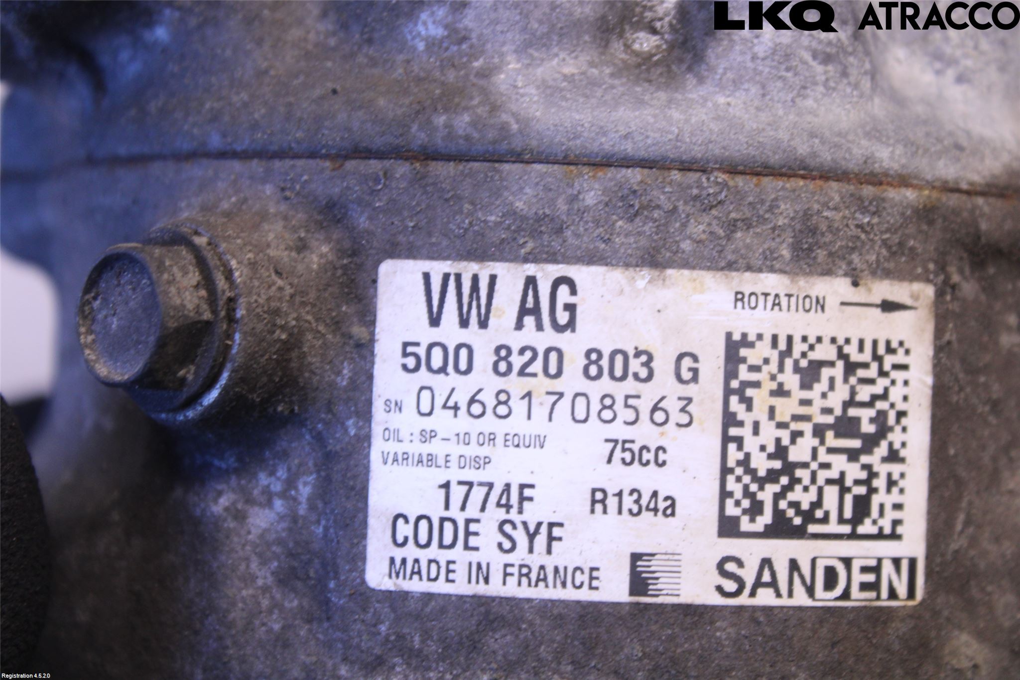 Volkswagen VW CADDY 16-20 Ac Kompressor