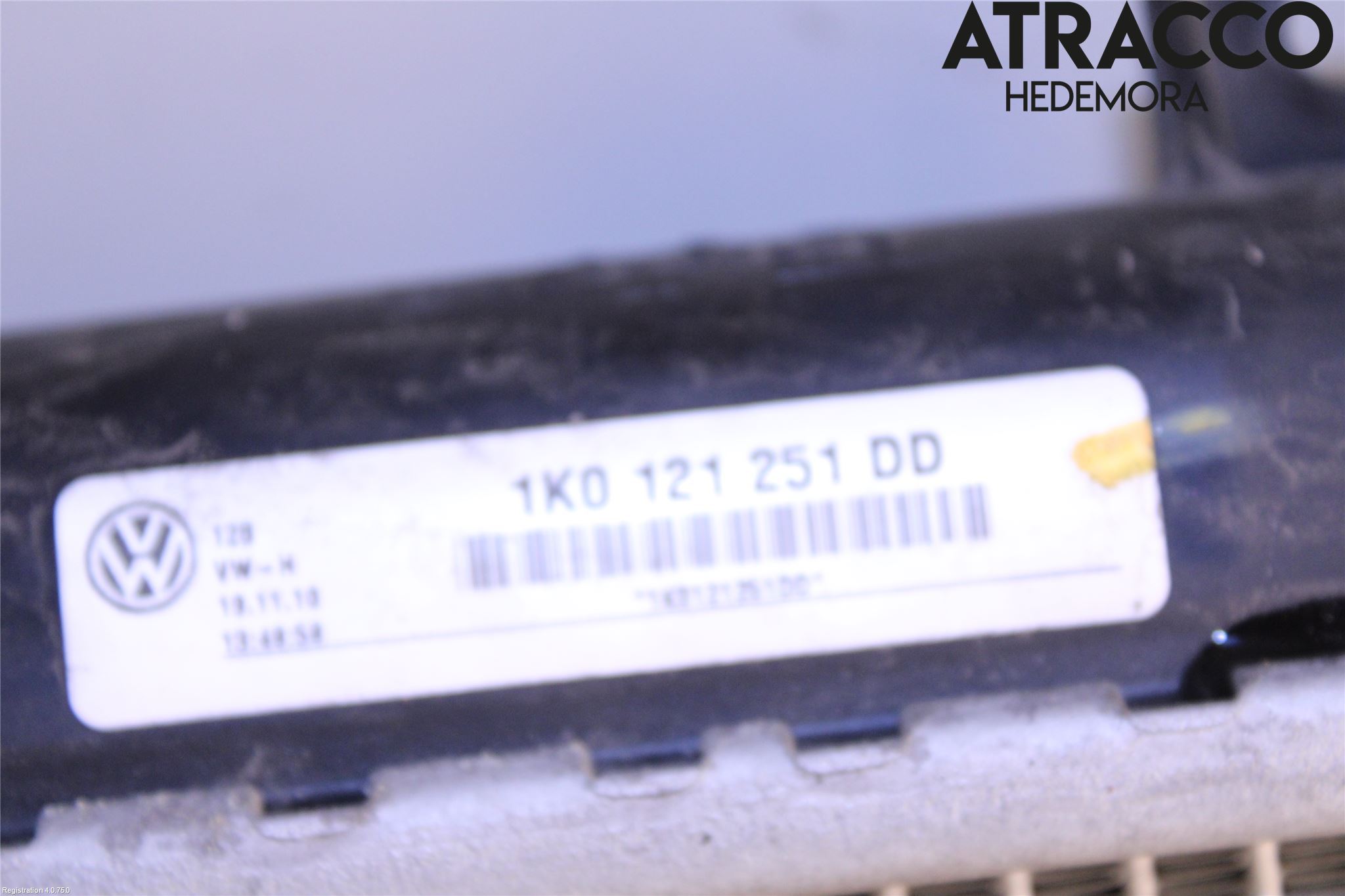 Volkswagen VW GOLF VI 09-13 Kylare Man