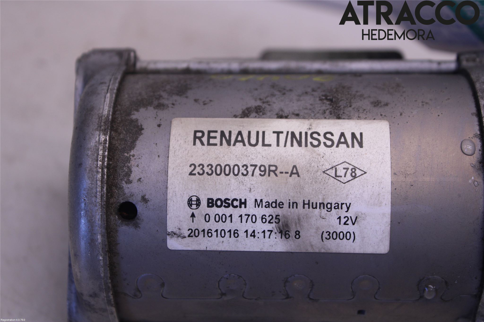 Nissan QASHQAI 14-17 Startmotor Diesel