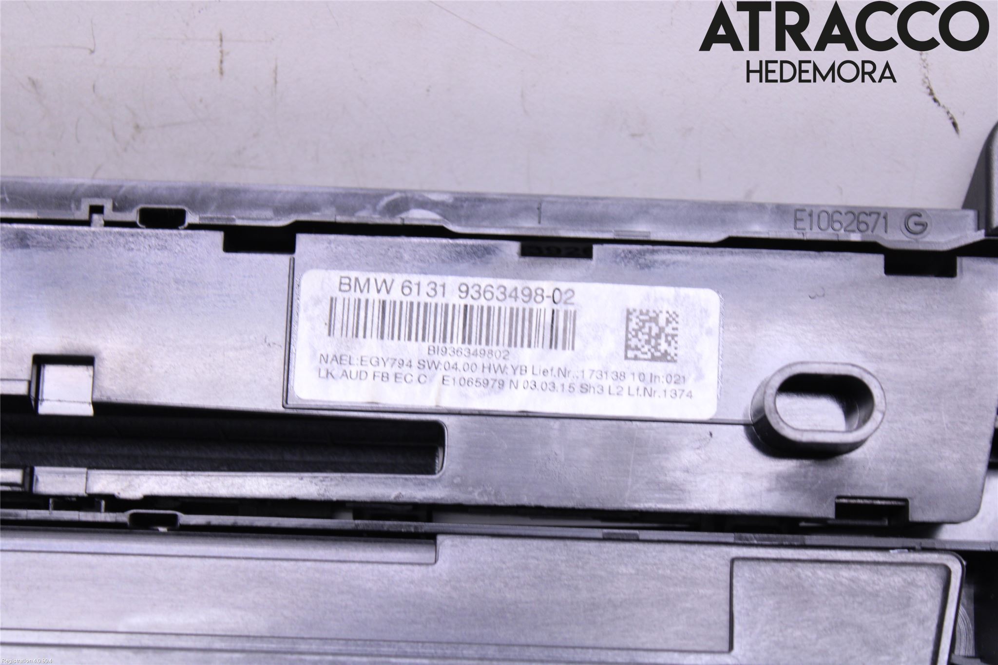 BMW 3 GT F34 13-19 Ac Styrenhet Ac Manöveren