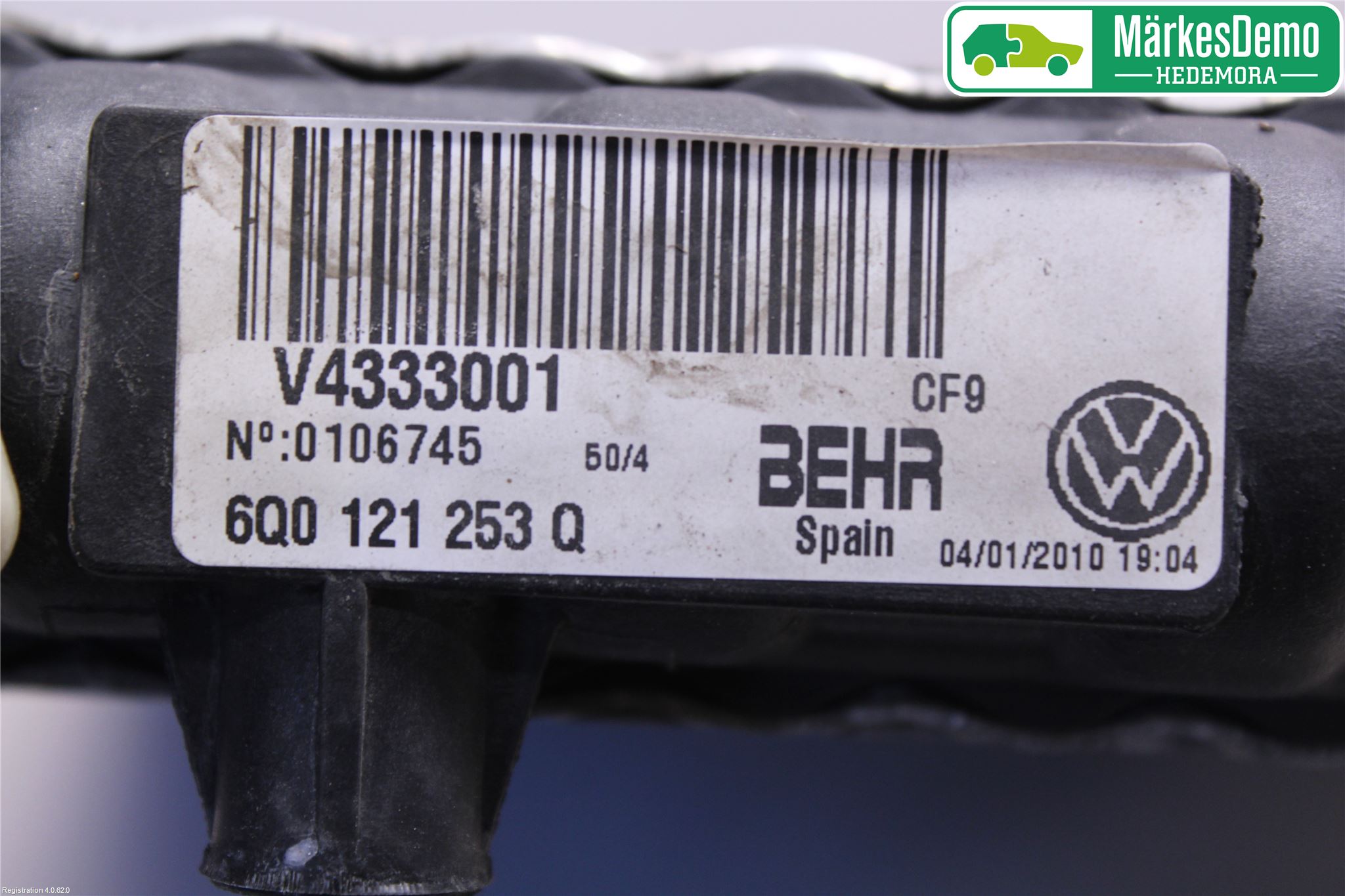 Skoda FABIA 07-14 Kylare Man