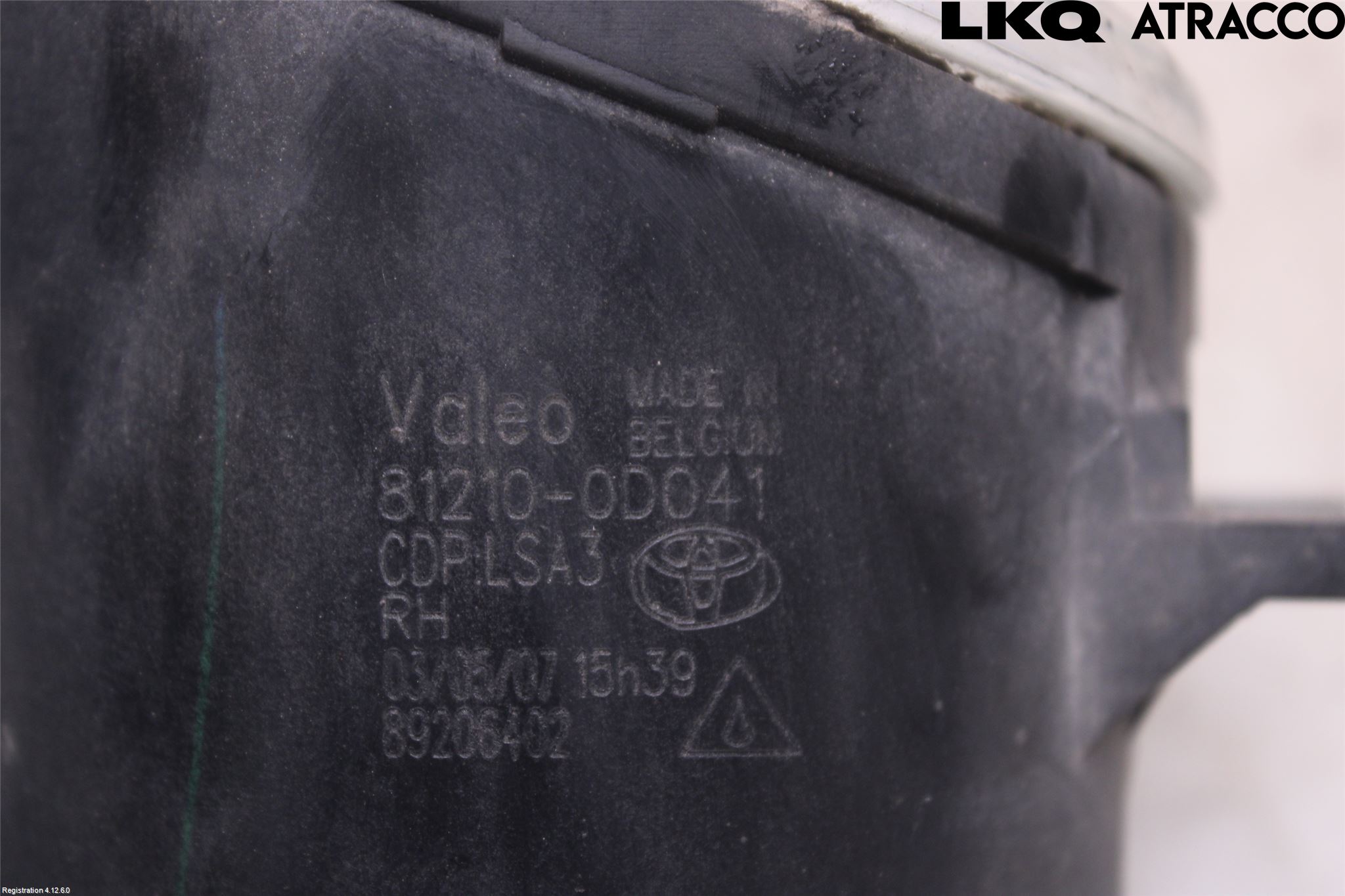 Toyota RAV 4 06-12 Dimljus-Varselljus Fram