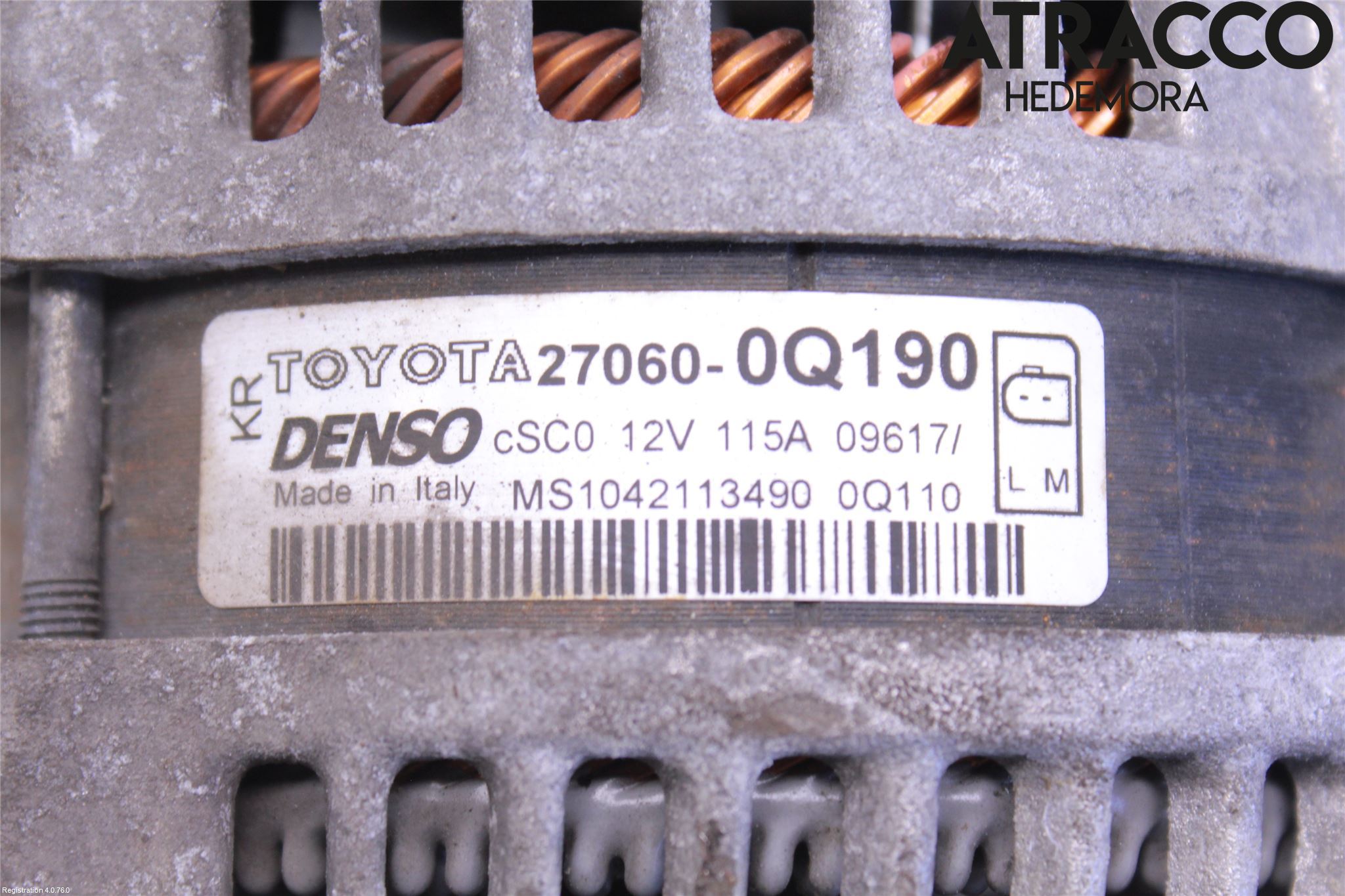 Toyota AYGO 15-21 Generator