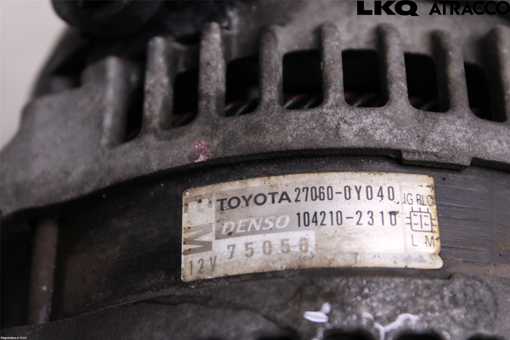 Toyota YARIS XP90 06-11 Generator