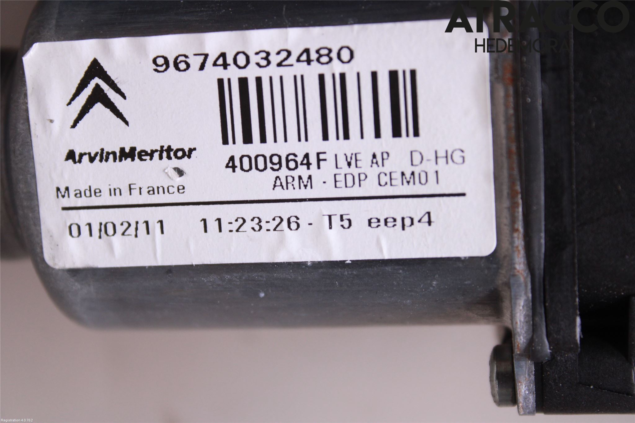Citroen C4 GRAND PICASSO 07-13 Fönsterhiss El Kompl
