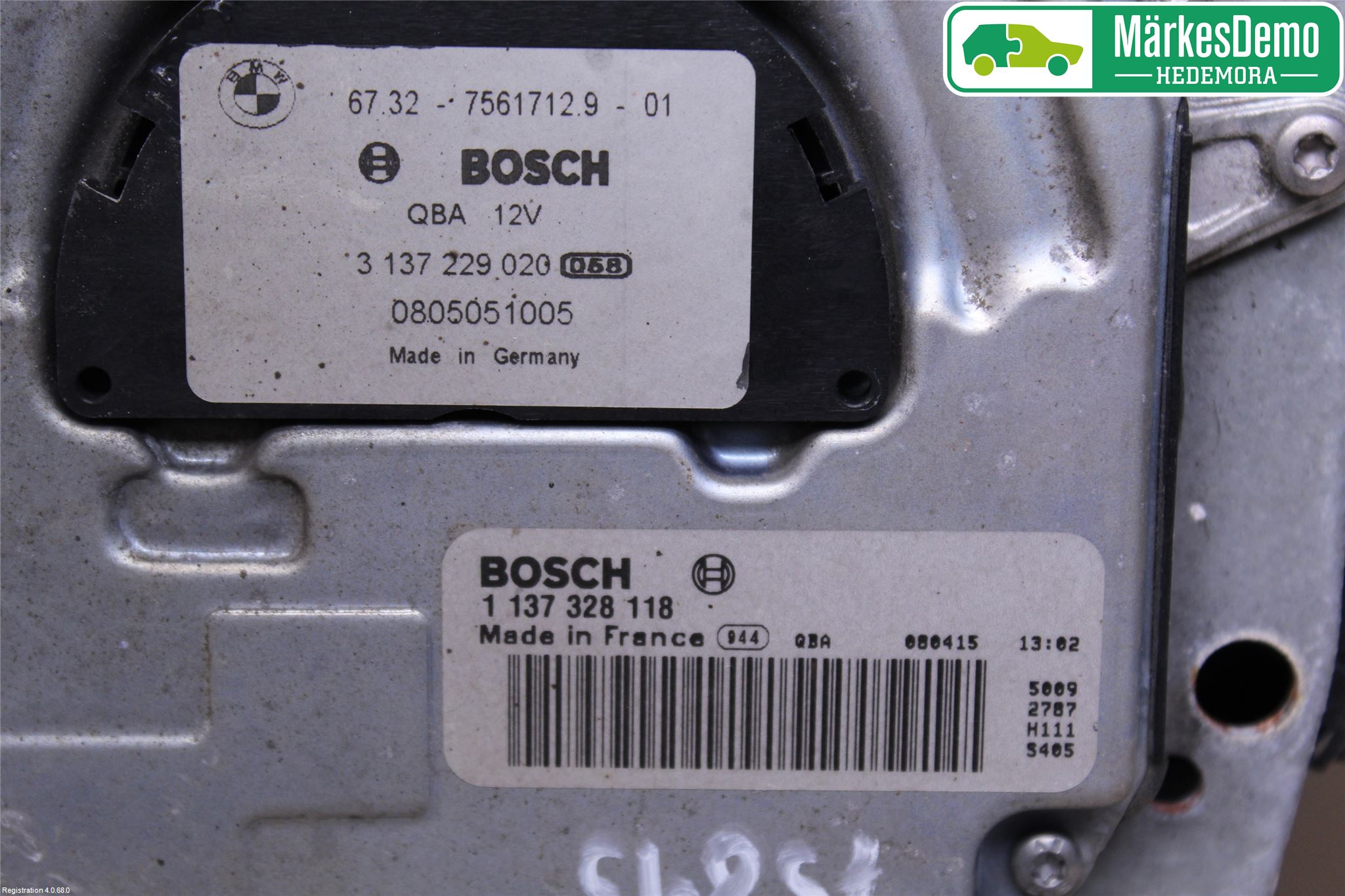 BMW 5 E60/61 Sed/Tou 02-10 Kylfläkt El