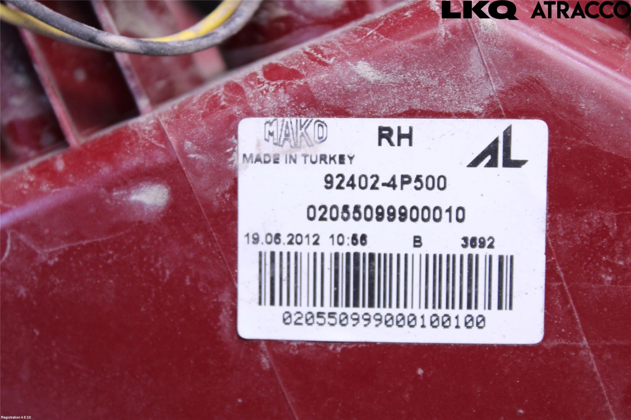 Hyundai i20 PB 09-14 Bakljus Höger