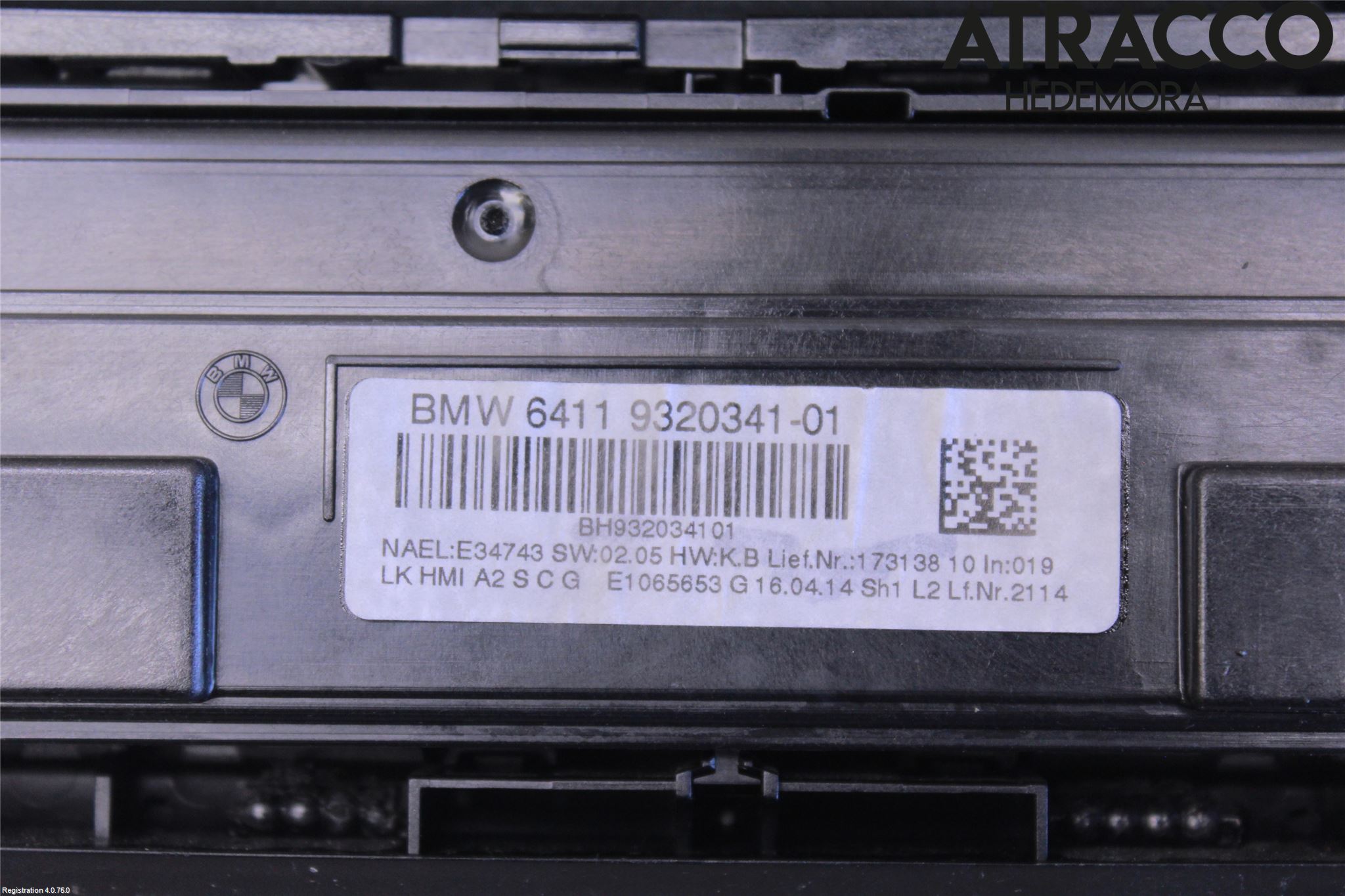BMW 4 F32/F33/F82/F83 13-20 Ac Styrenhet Ac Manöveren