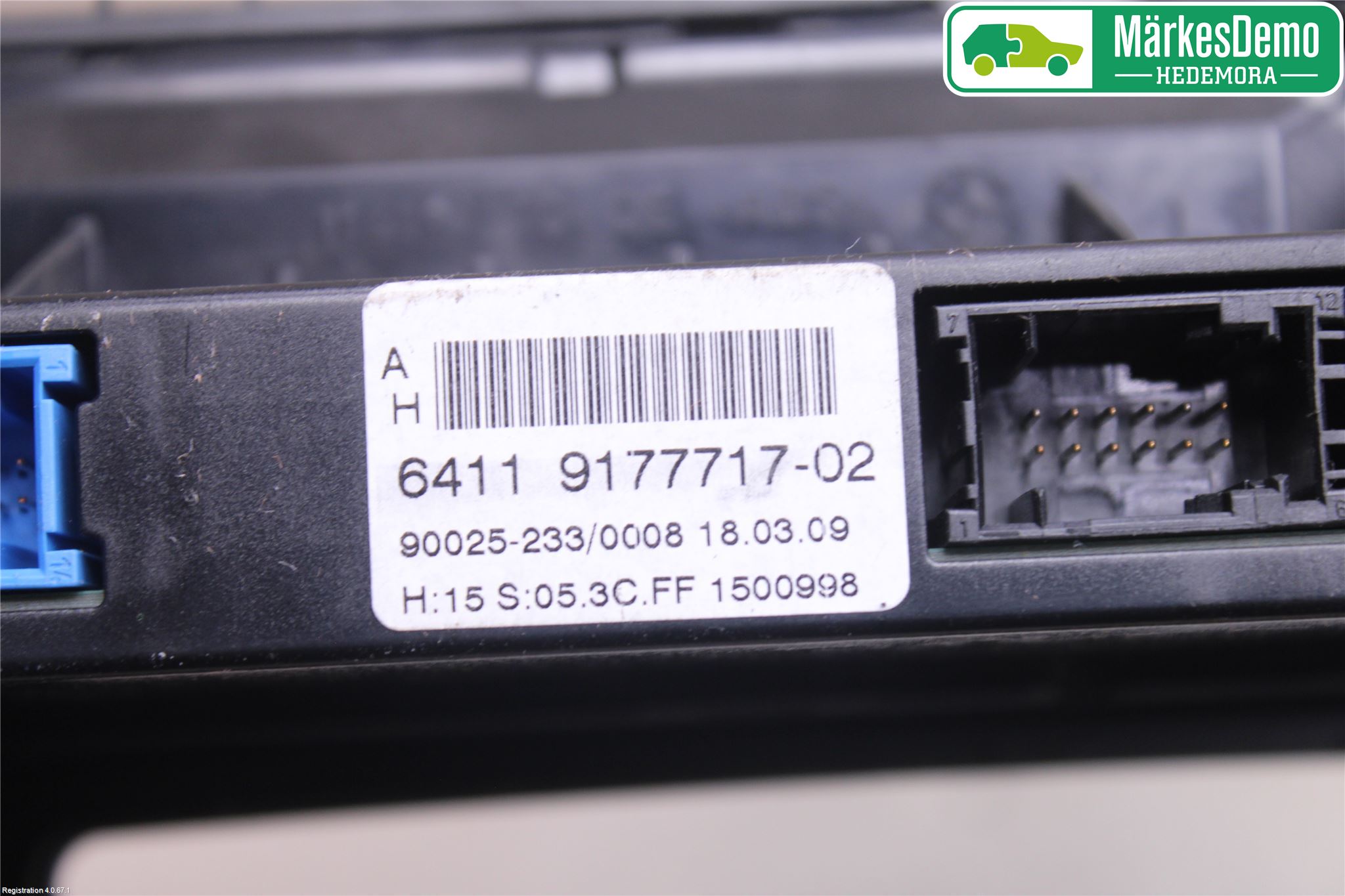BMW 5 E60/61 Sed/Tou 02-10 Ac Styrenhet Ac Manöveren