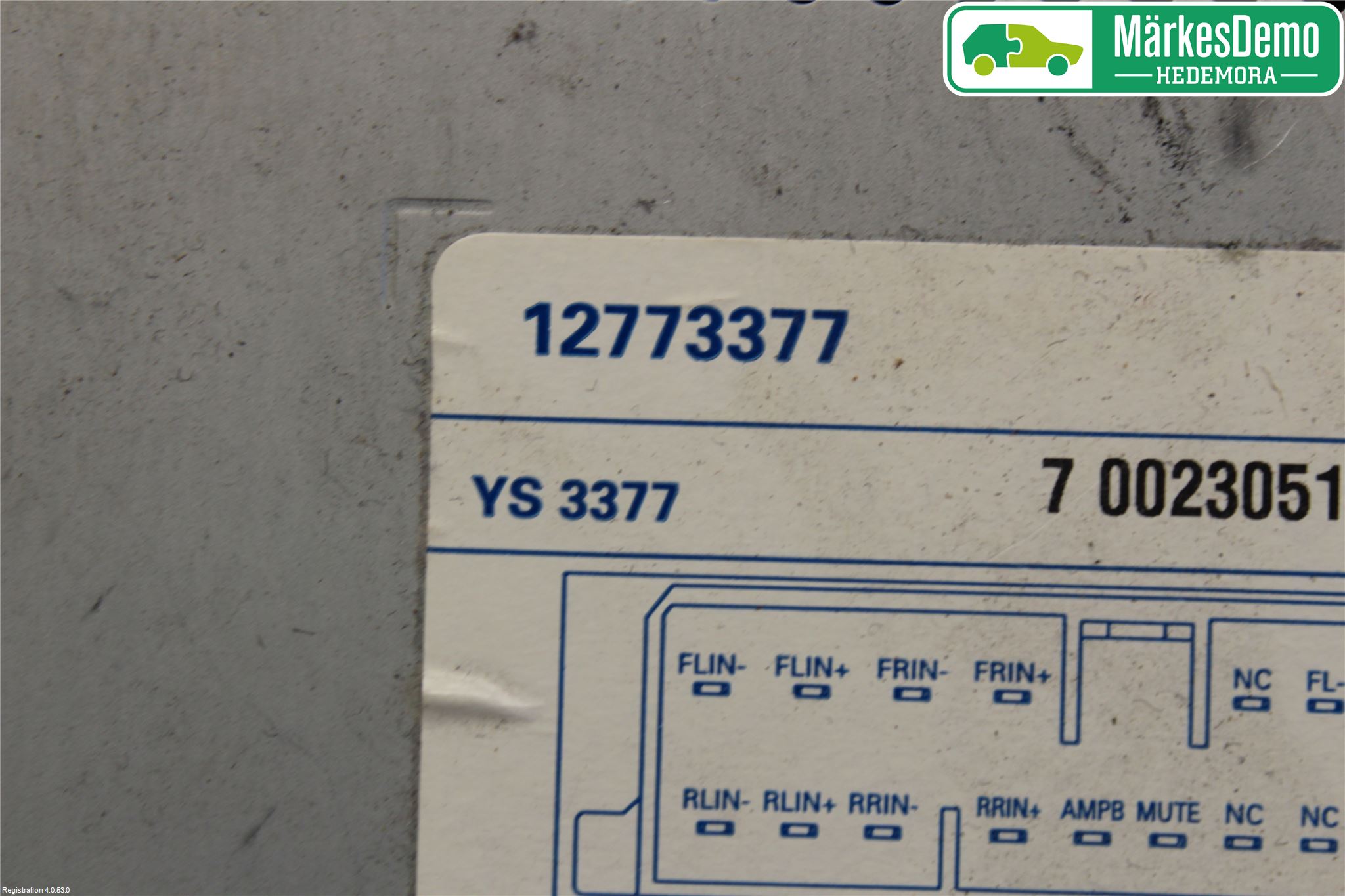 Saab 9-3 VER 2 Radio-Stereo Förstärkare