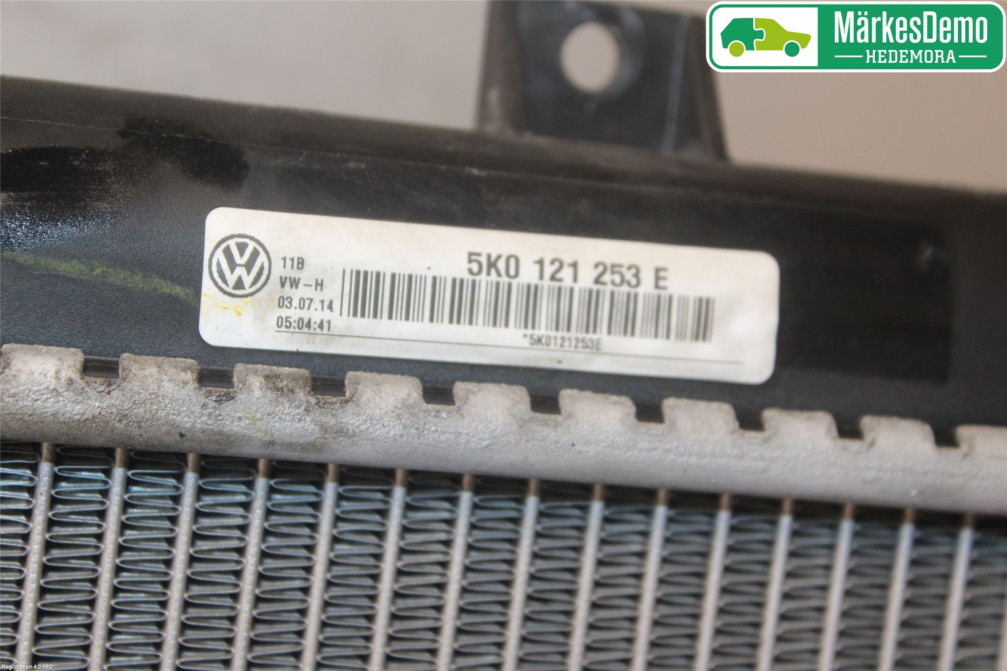 Volkswagen VW PASSAT 11-14 Kylare Man