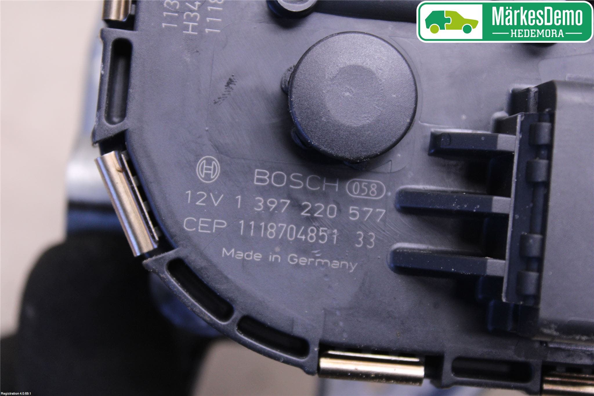 Peugeot 3008 09-16 Torkarmotor Vindruta