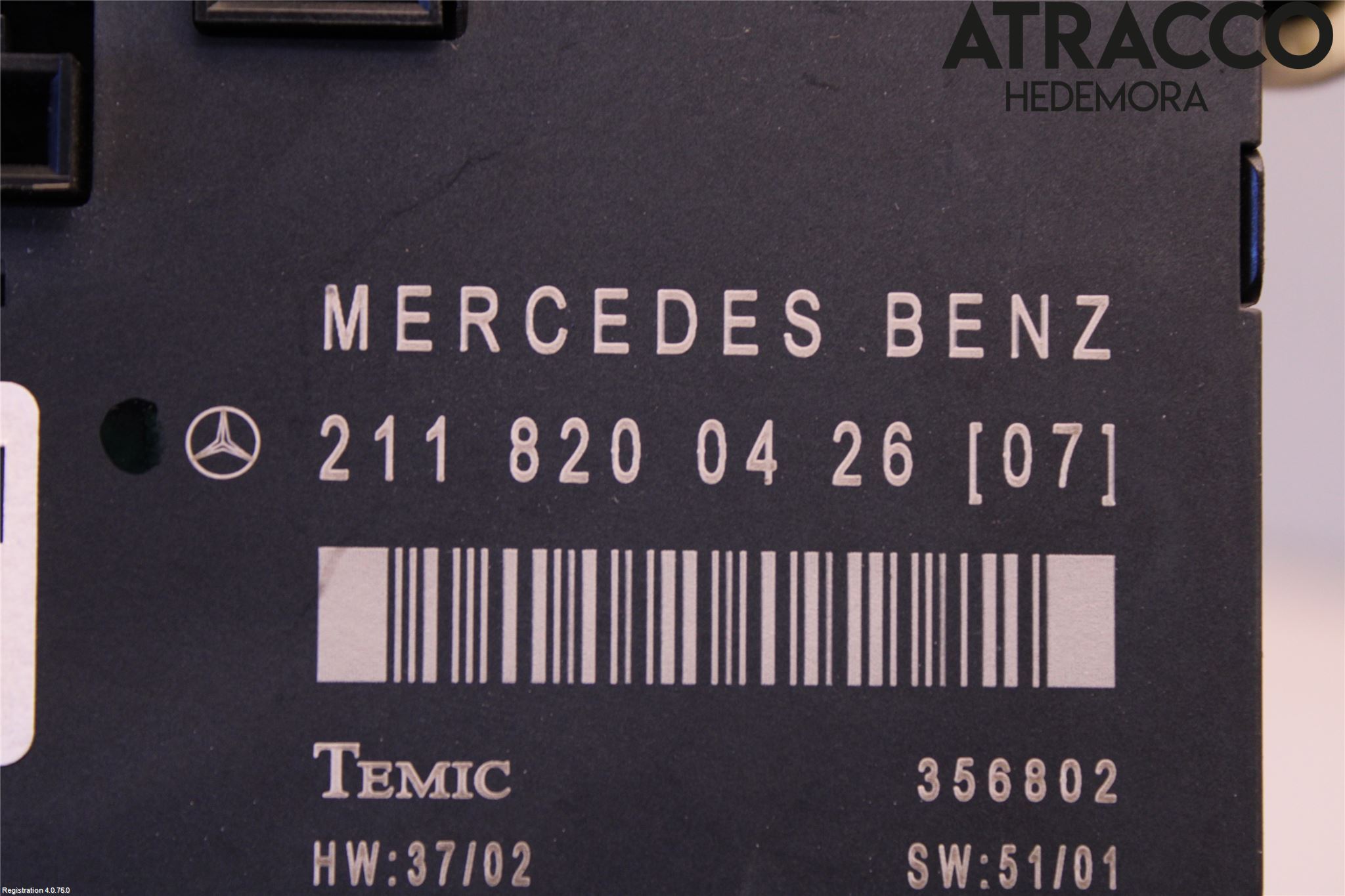 Mercedes-Benz MB E-KLASS (W211) 02-09 Styrenhet Dörr