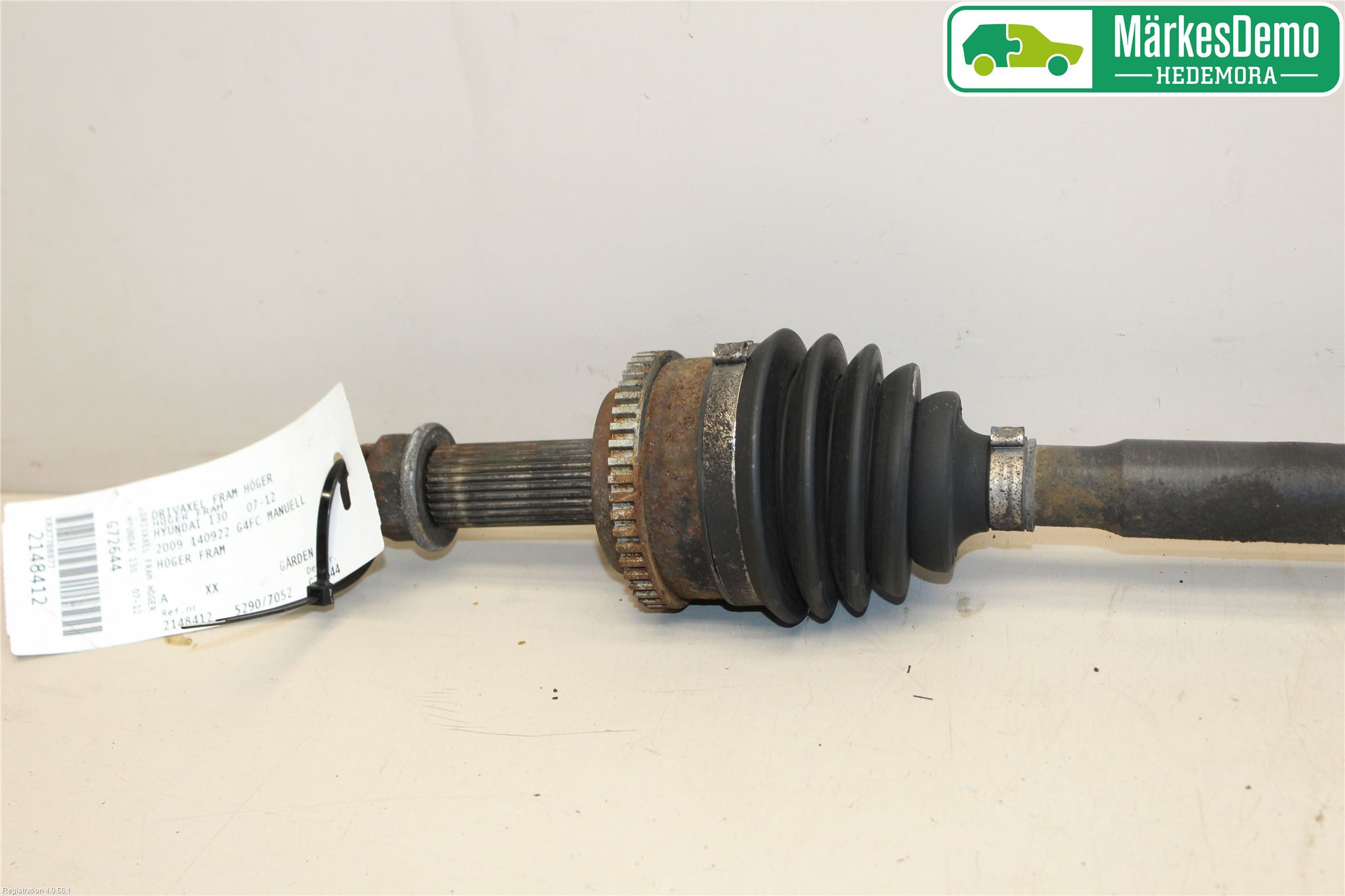 Hyundai i30 FD 07-12 Drivaxel Fram Höger