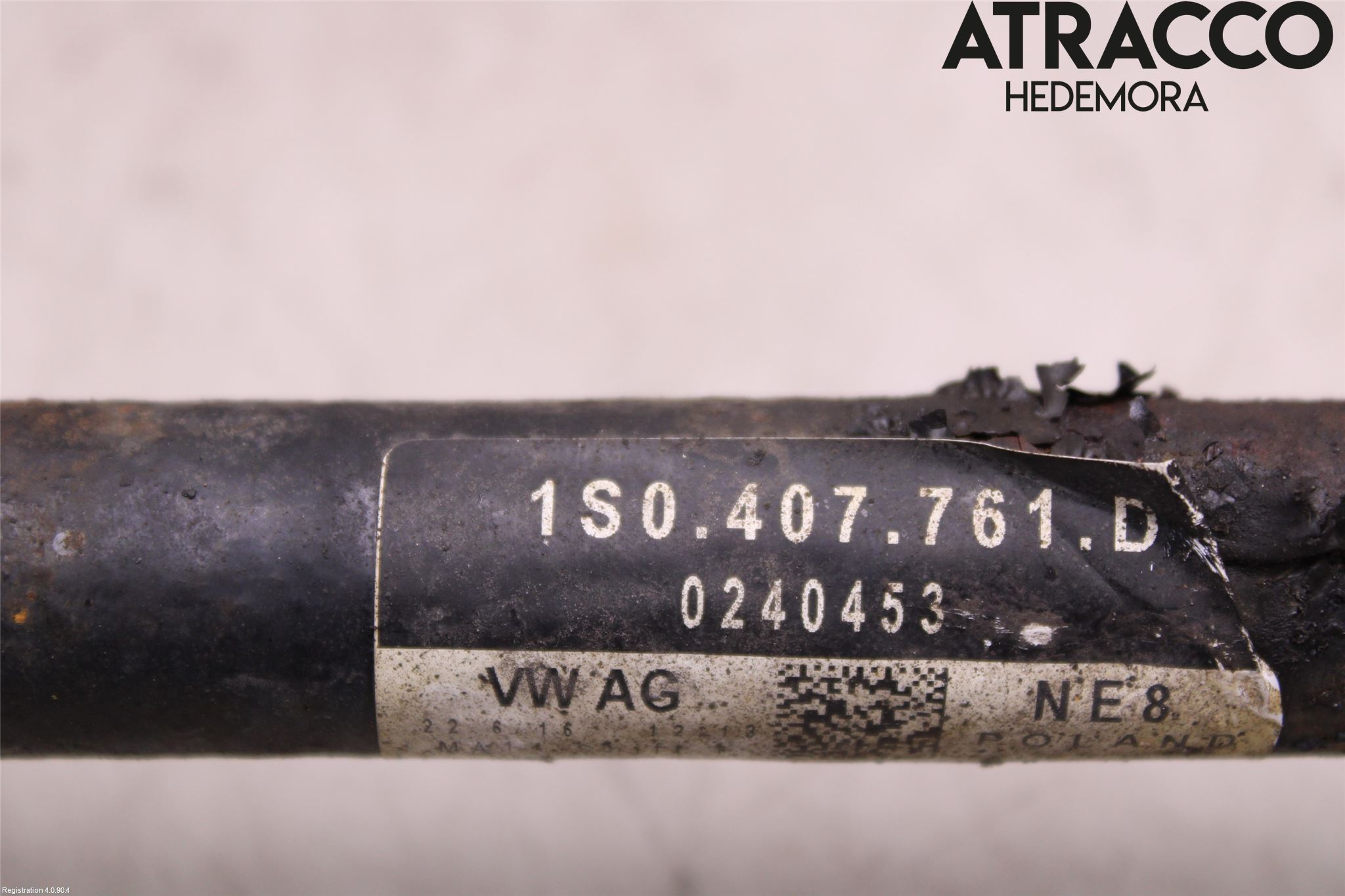 Volkswagen VW UP! / E-UP! Drivaxel Fram Vänster