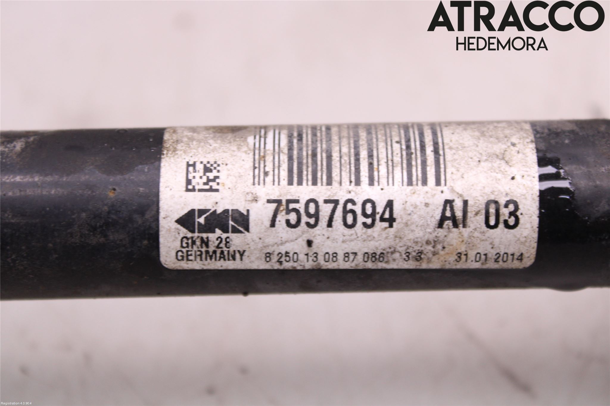 BMW 3 F30/F31/F80 12-19 Drivaxel Fram Höger