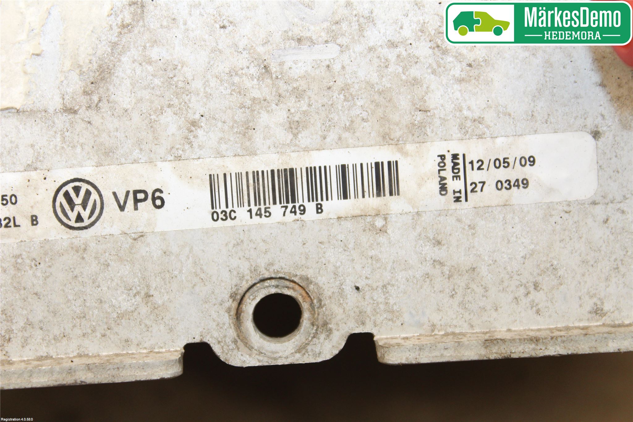 Volkswagen VW GOLF VI 09-13 Laddluft-Intercooler Kyl