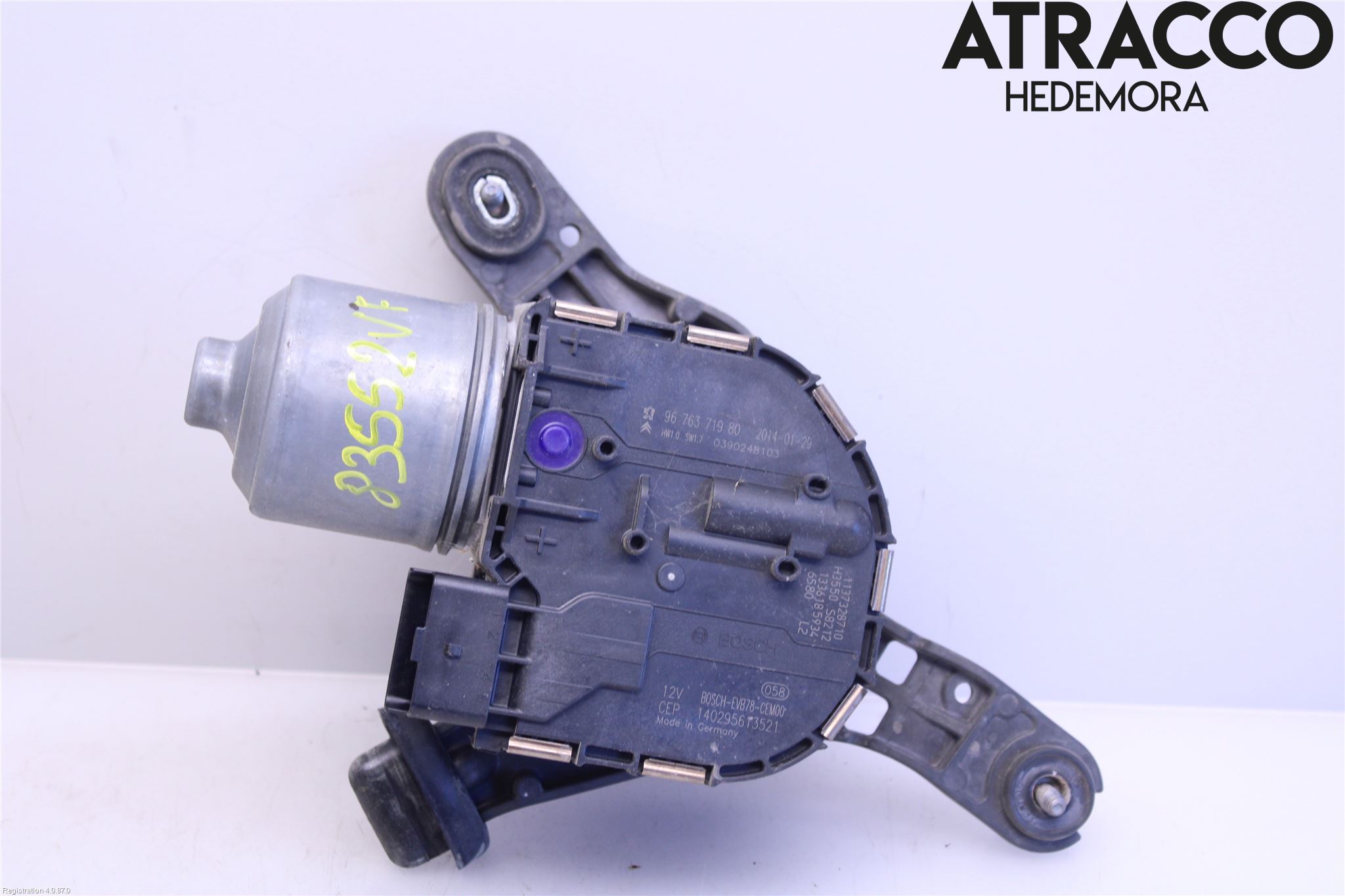 Citroen C4 GRAND PICASSO 14-18 Torkarmotor Vindruta