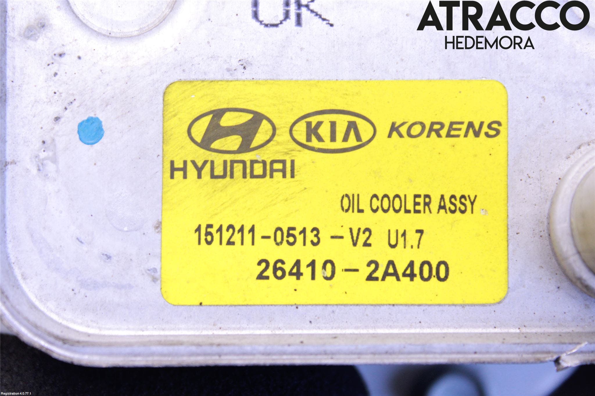 Kia CARENS III 13-19 Oljekylare Motor