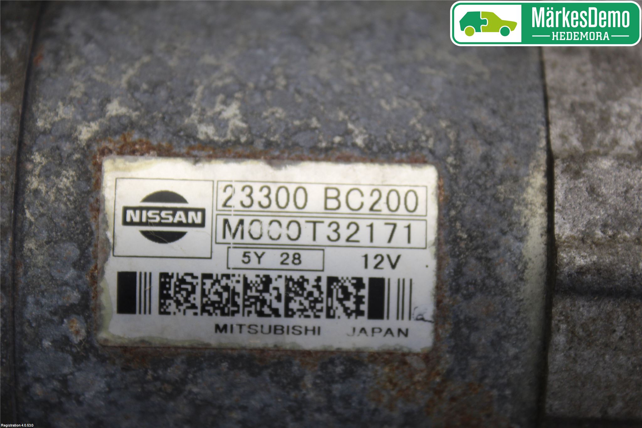 Nissan MICRA C+C Startmotor