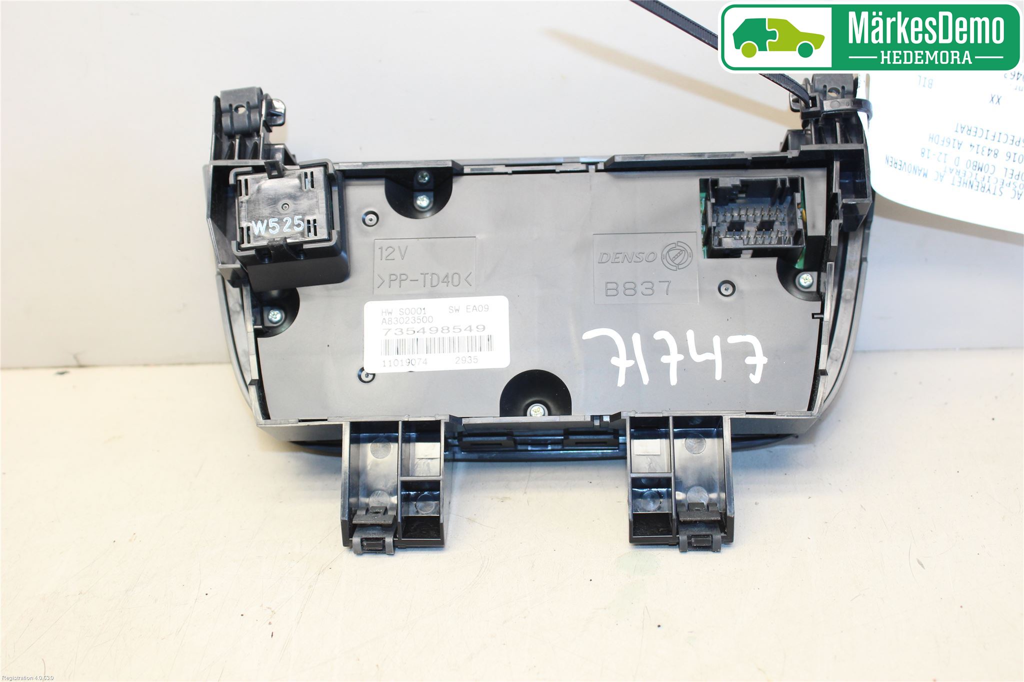 Opel COMBO D 12-18 Ac Styrenhet Ac Manöveren