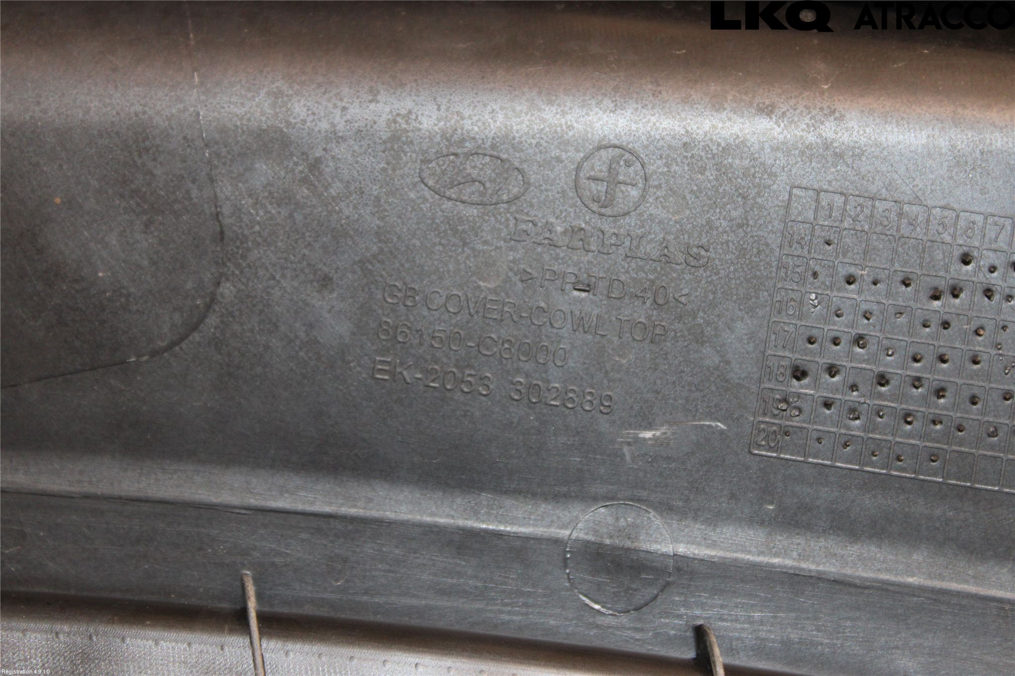 Hyundai i20 GB 15-20 Torpedplåt-Torpedplast