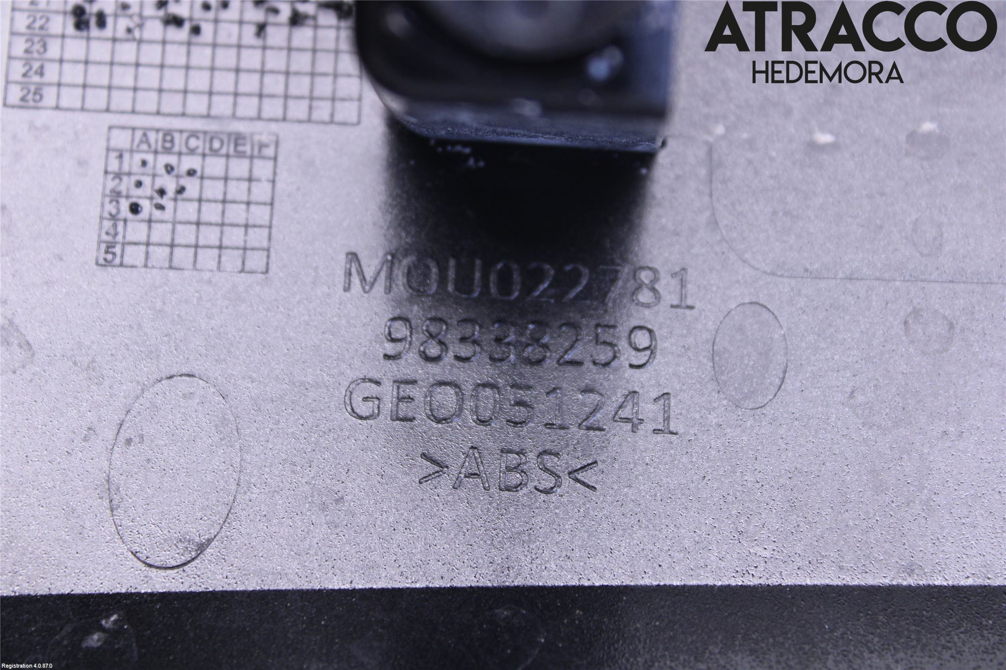 Peugeot 2008/E-2008 20- List Bak-Baklucka